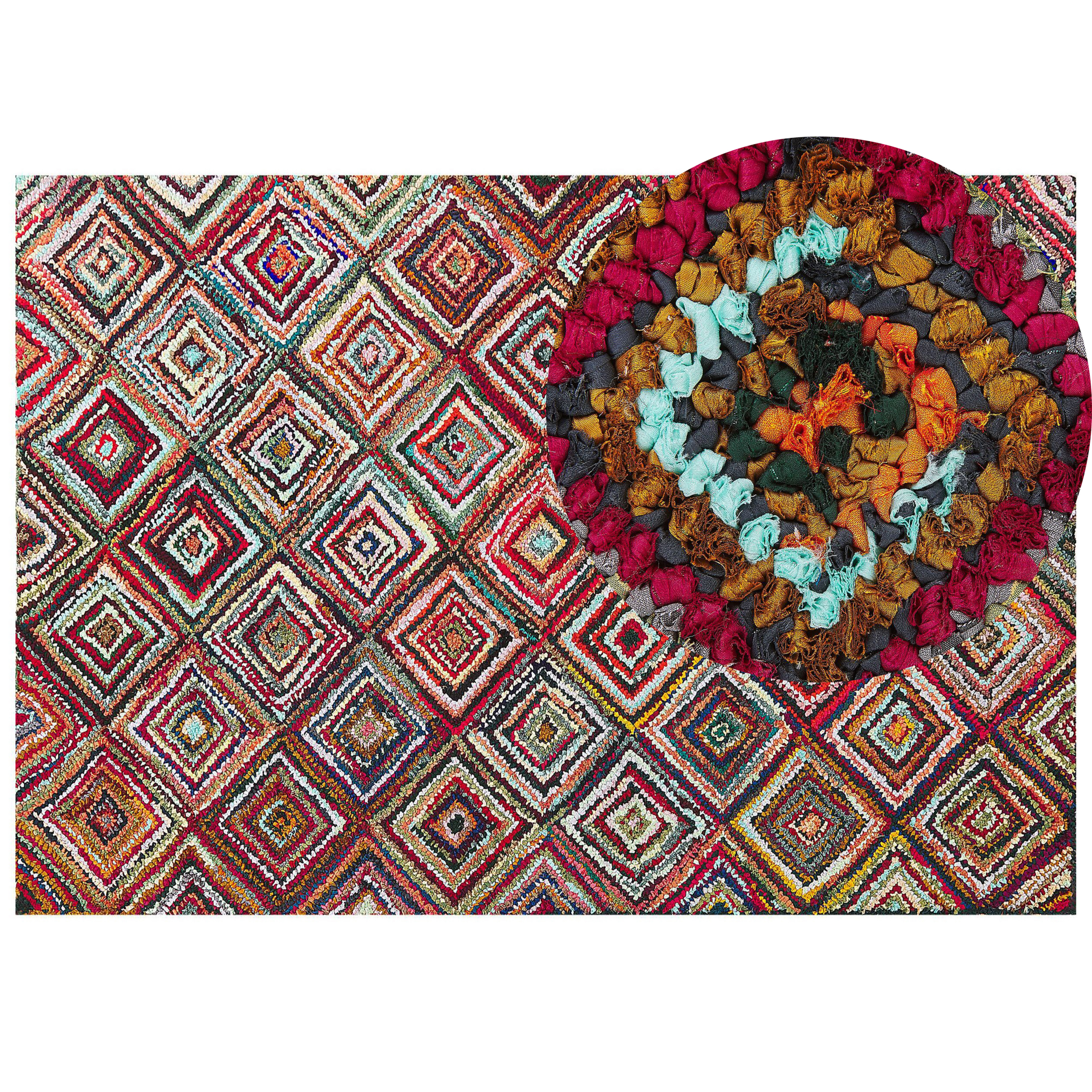 KAISERI Multicolor 160 x 230 cm Cotton [2]