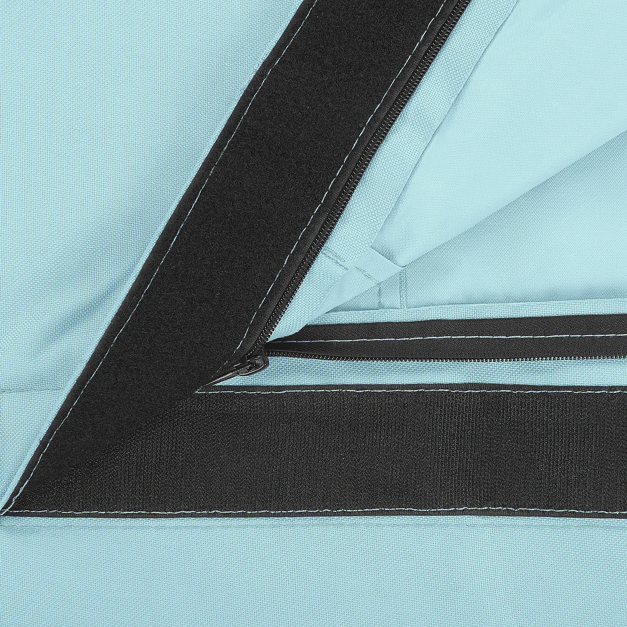 Fotoliu puf 600 L FUZZY 180 cm 230 cm Albastru deschis [4]