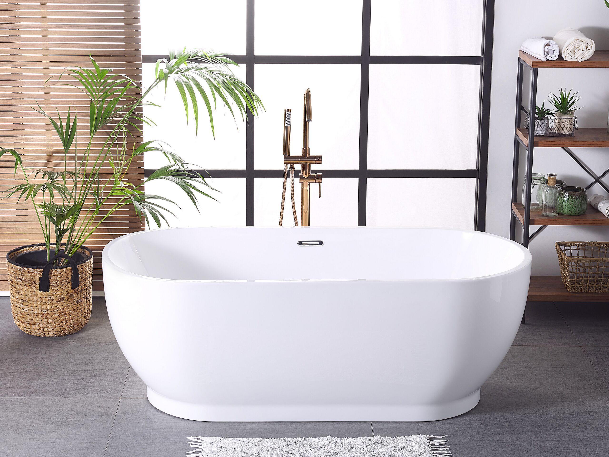 Cazi de baie - LEVERA freestanding bathtub 170 x 78 cm White