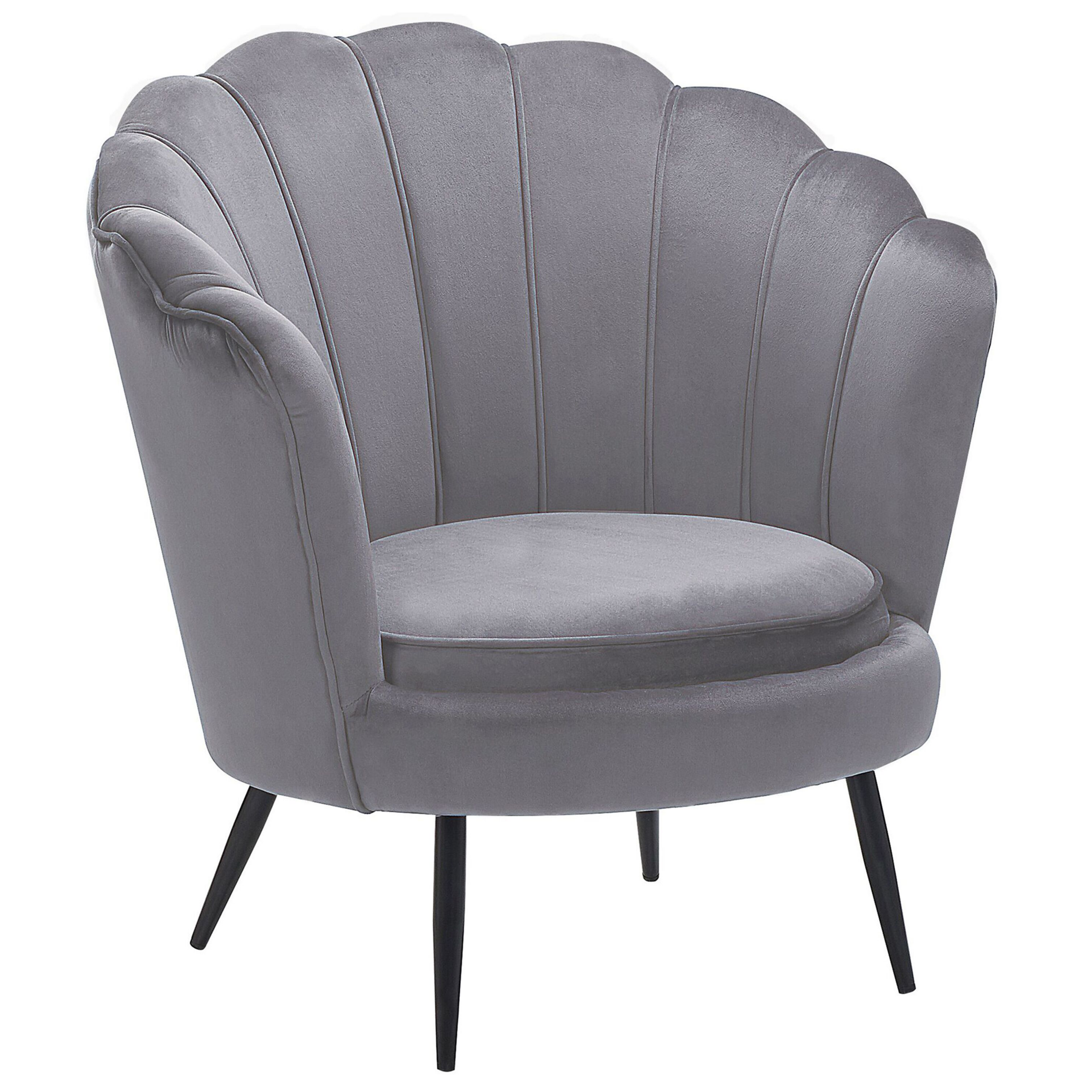 LOVIKKA Armchair Grey Velvet [2]