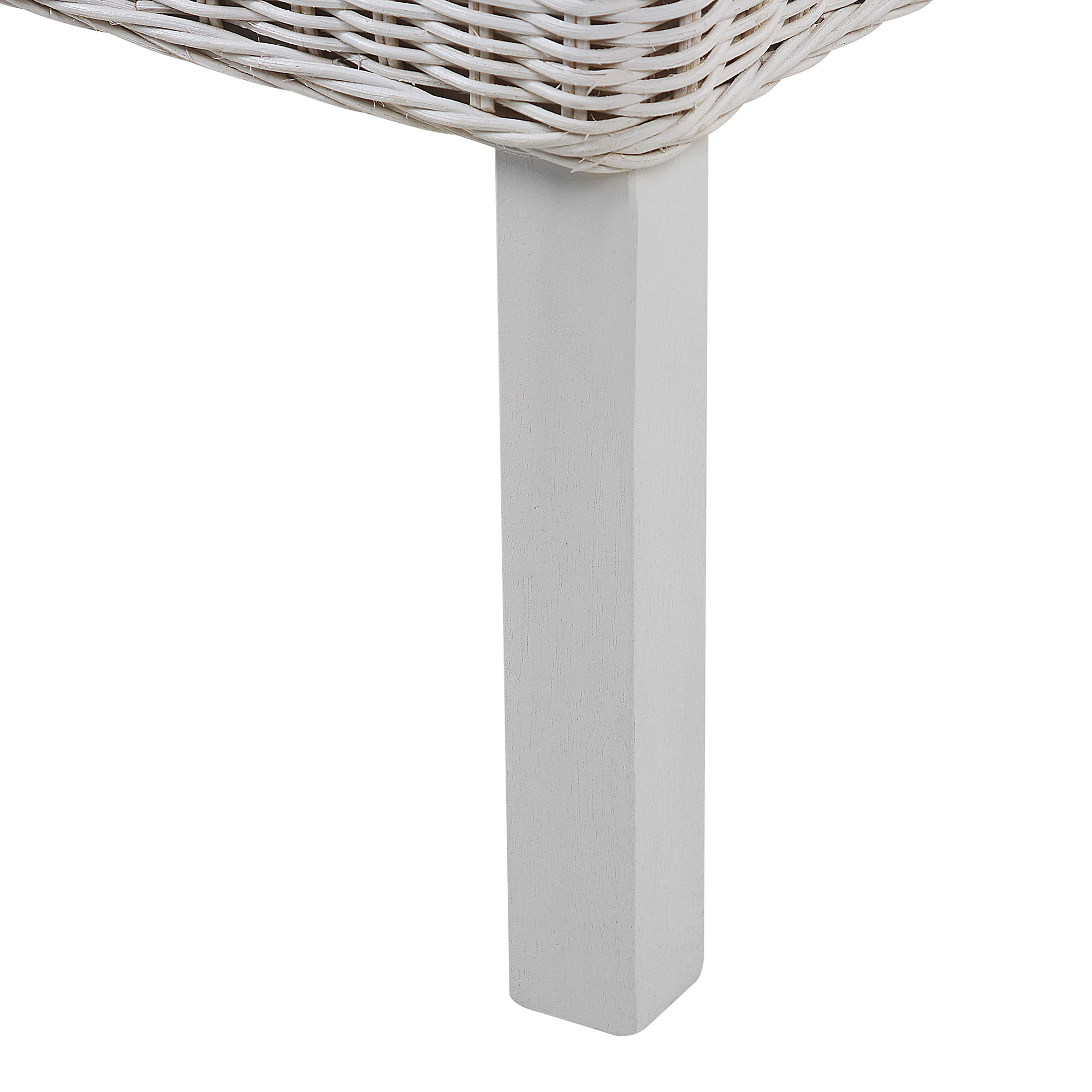 Set de 2 scaune dining ANDES Ratan Alb [8]