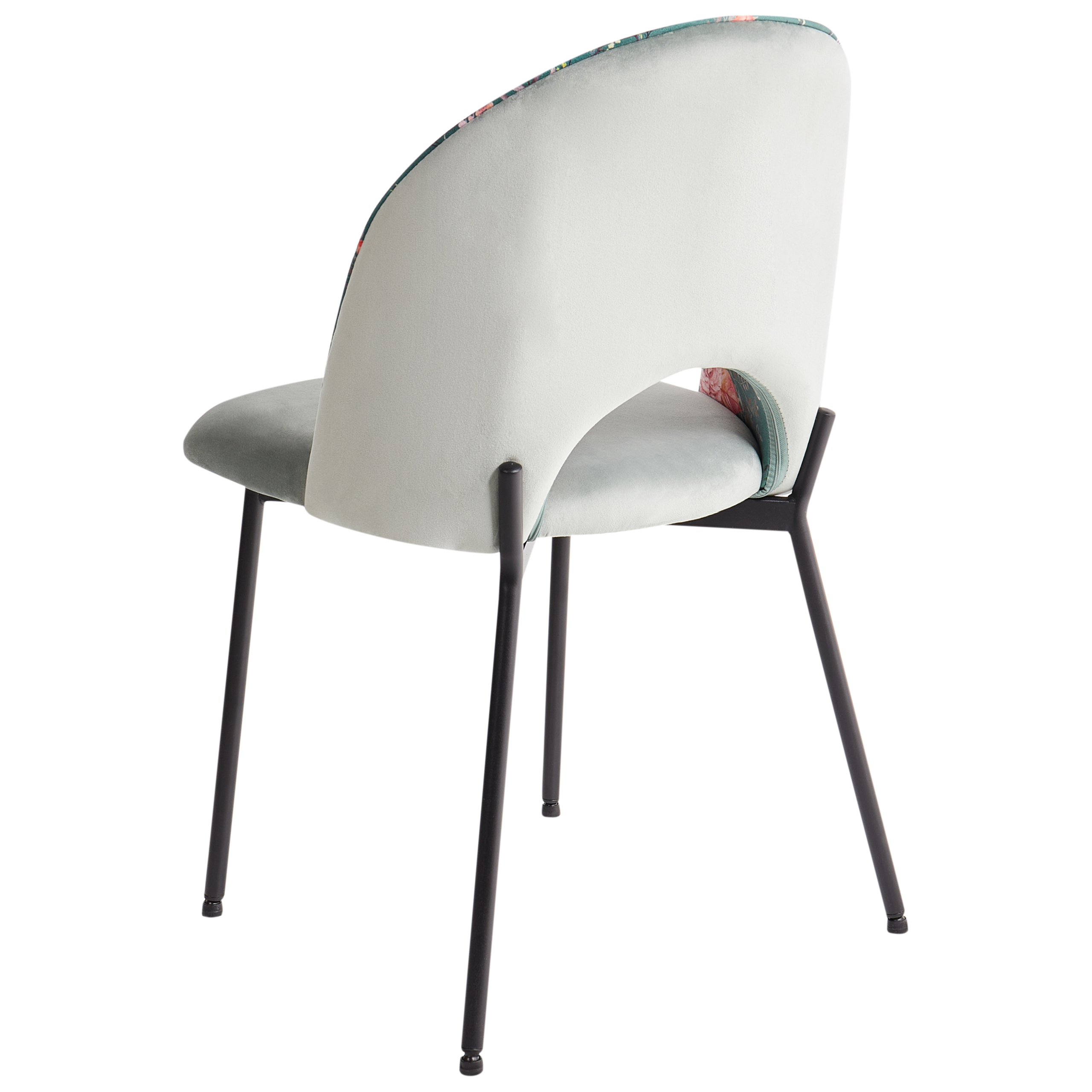 Set de 2 scaune dining COVELO Catifea Verde mentă [6]