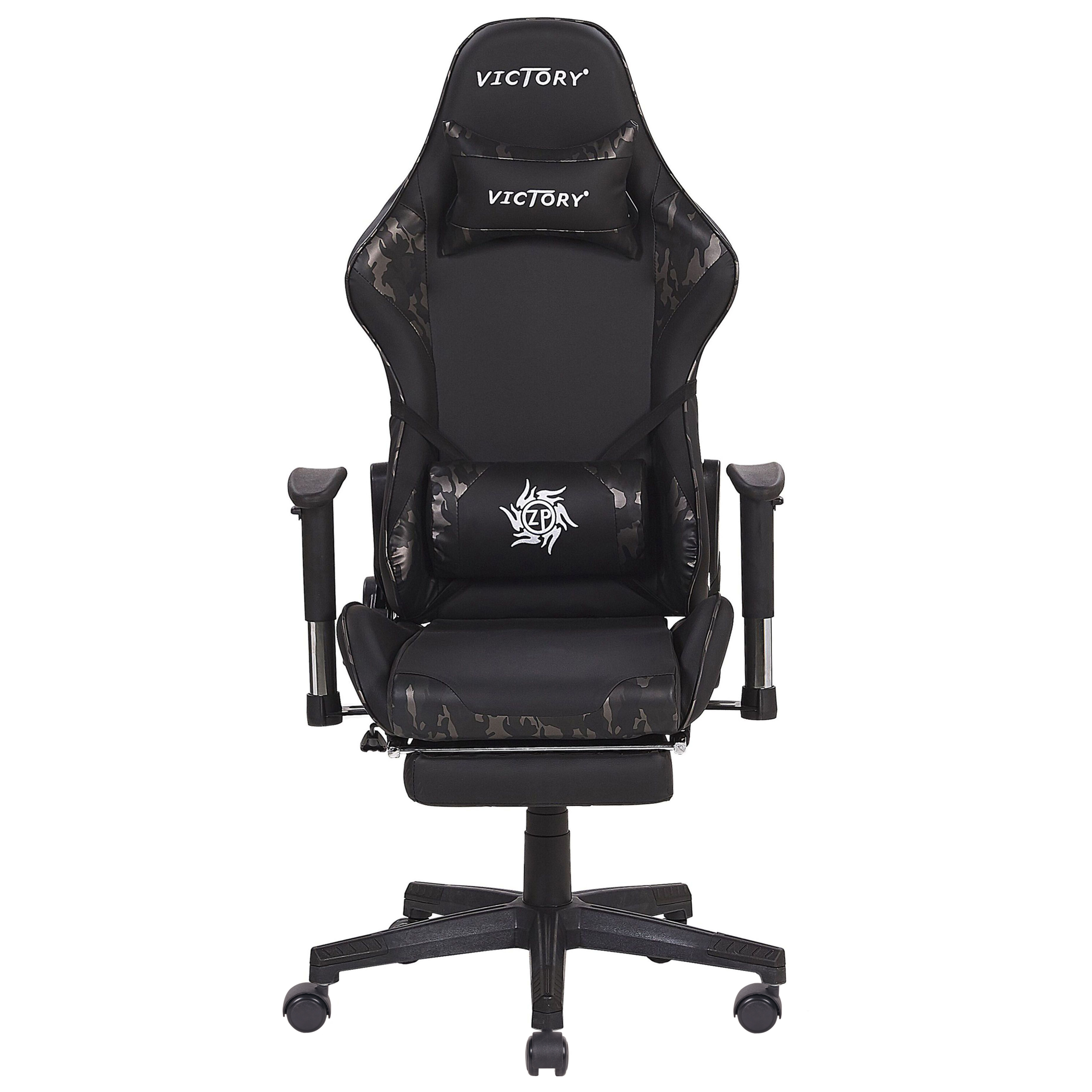 Gaming chair VICTORY Eco-leather Dark grey [4]