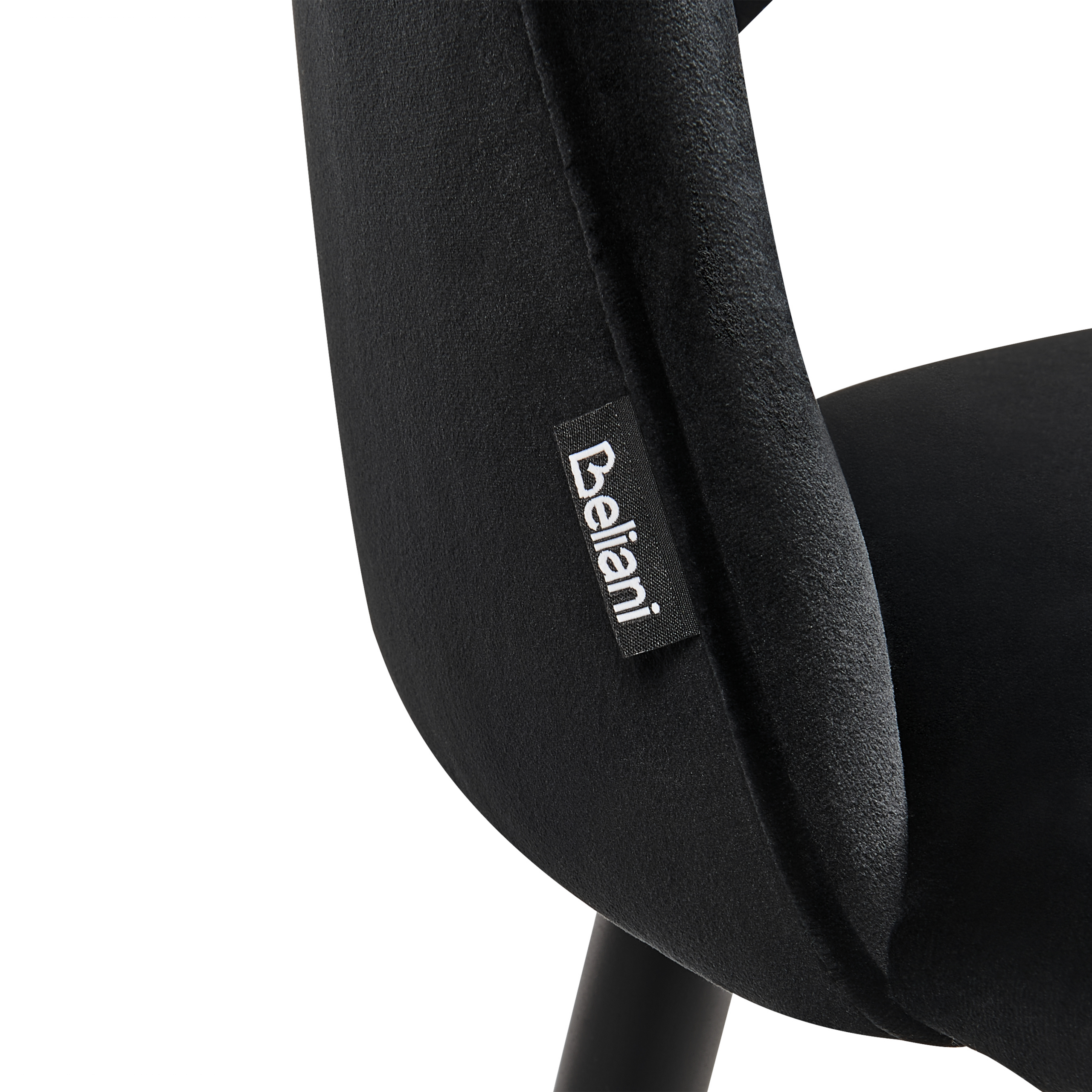 Set de 2 scaune dining MAGALIA Catifea Negru [8]