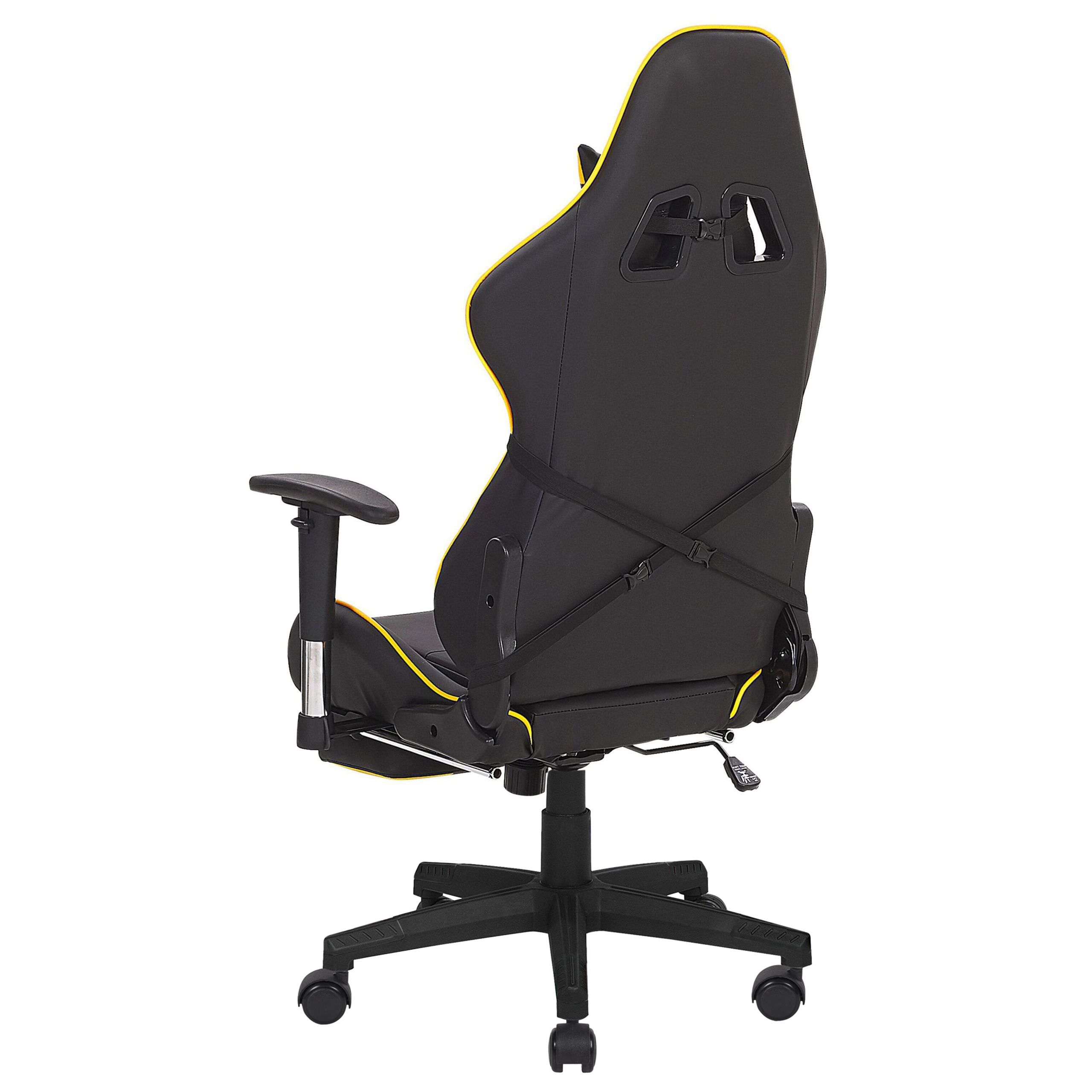Scaun gaming VICTORY Piele ecologică Galben [5]