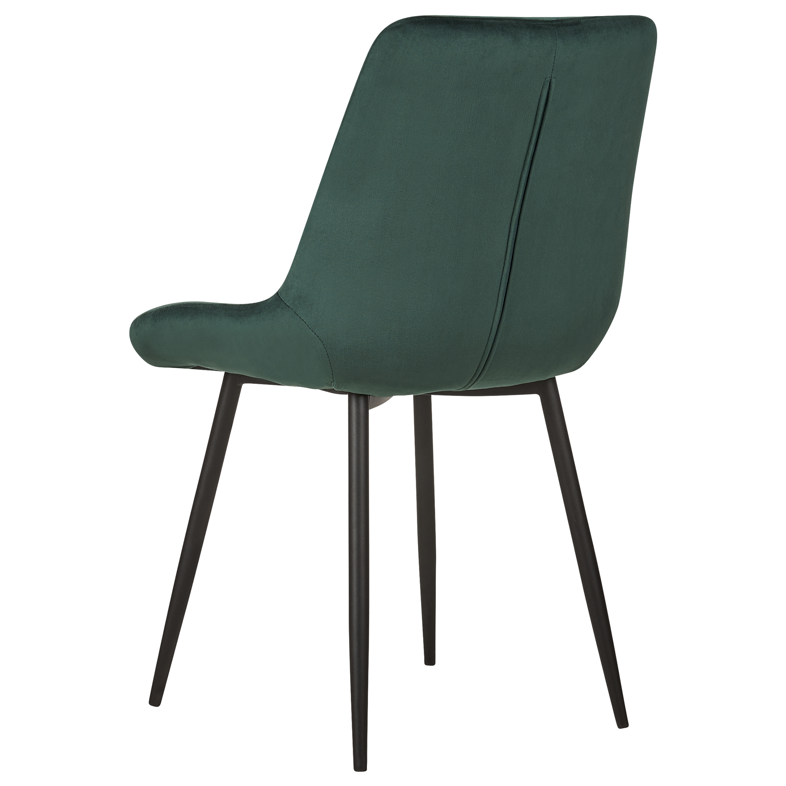 Set of 2 Dining Chairs MELROSE Velvet Dark Green [6]