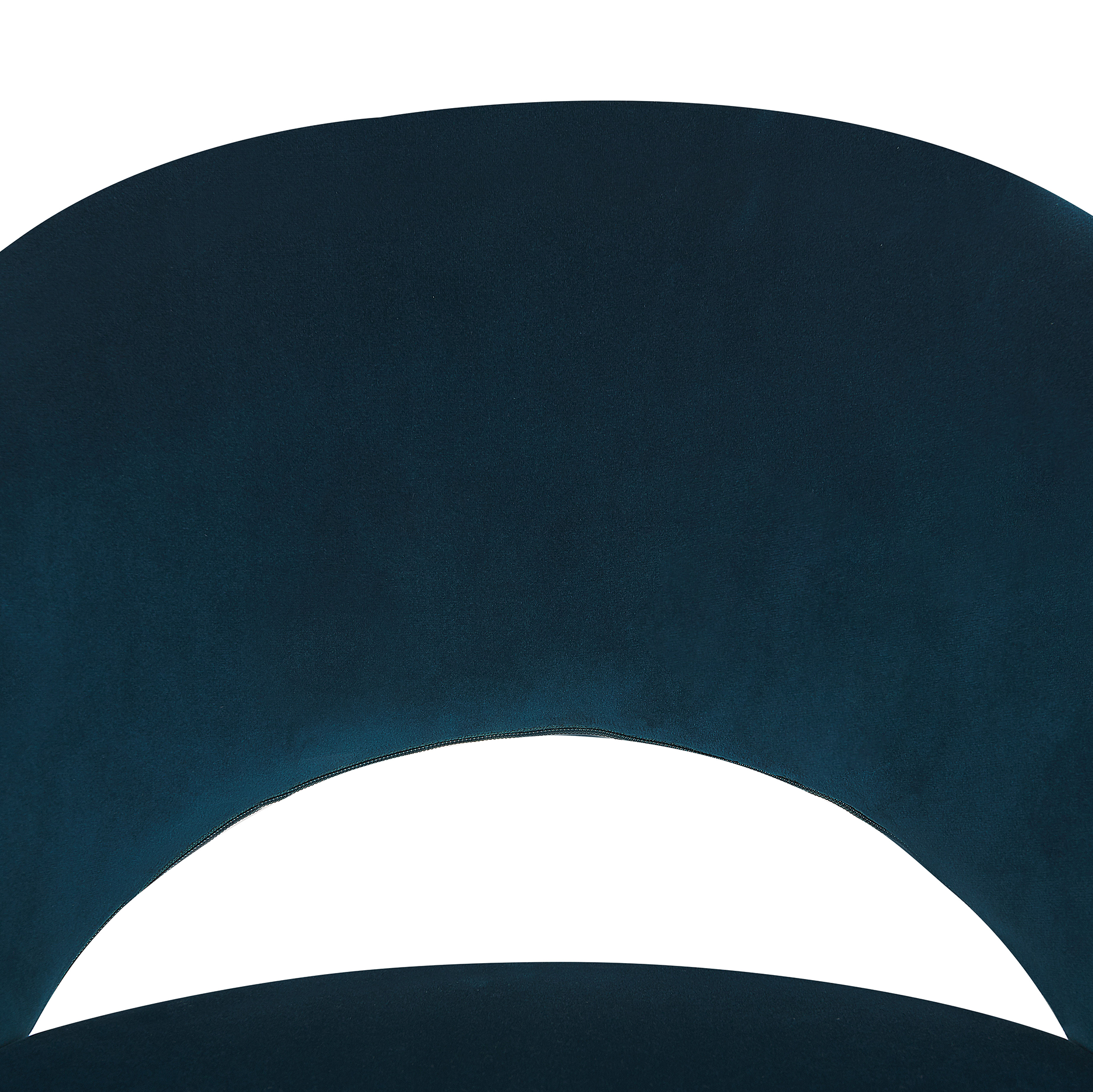 Set of 2 VIVIAN Dining Chairs Velvet Navy Blue [8]