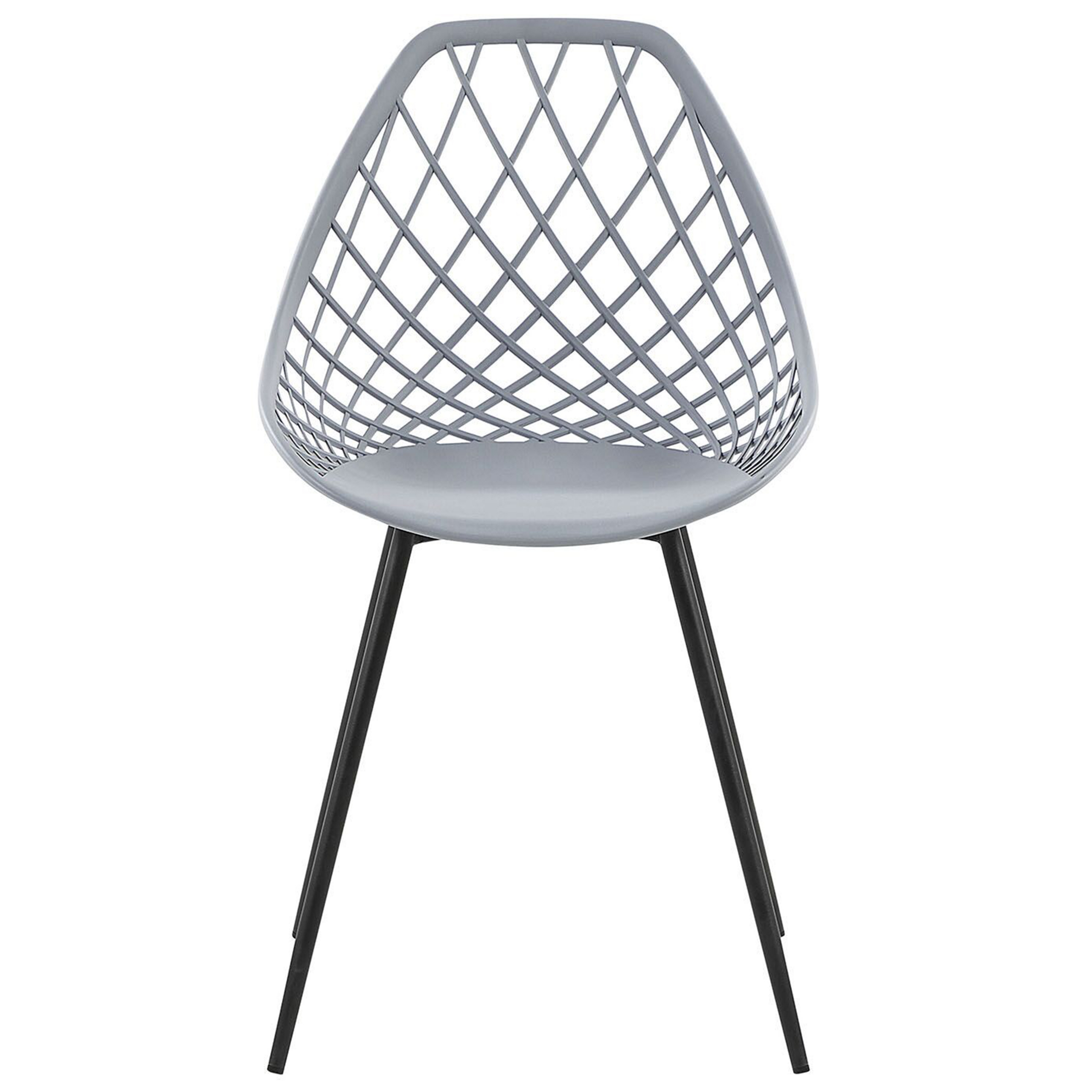 Set of 2 dining chairs CANTON Grey light [5]