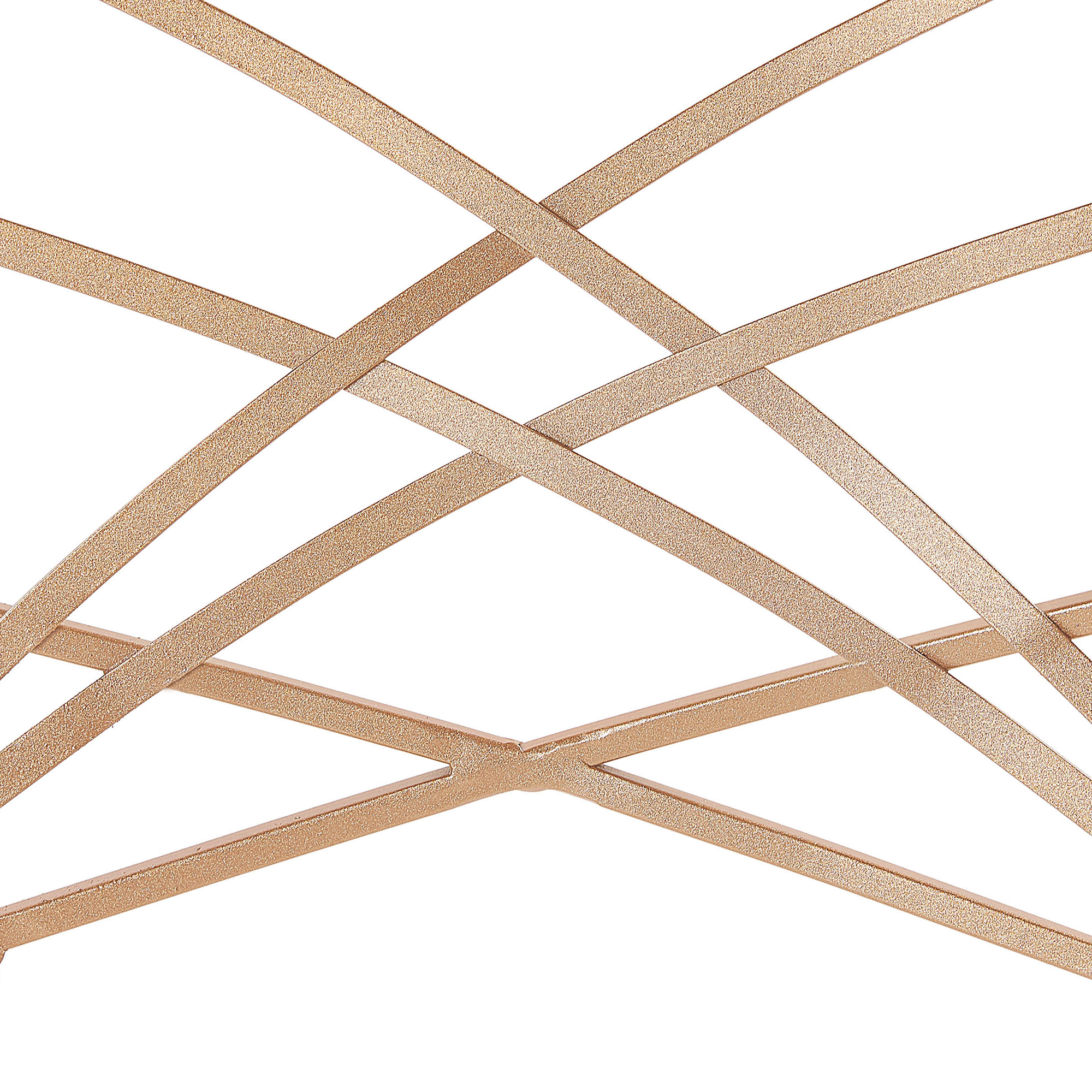 Set de 2 scaune dining GIRARD Metal Roz auriu [8]