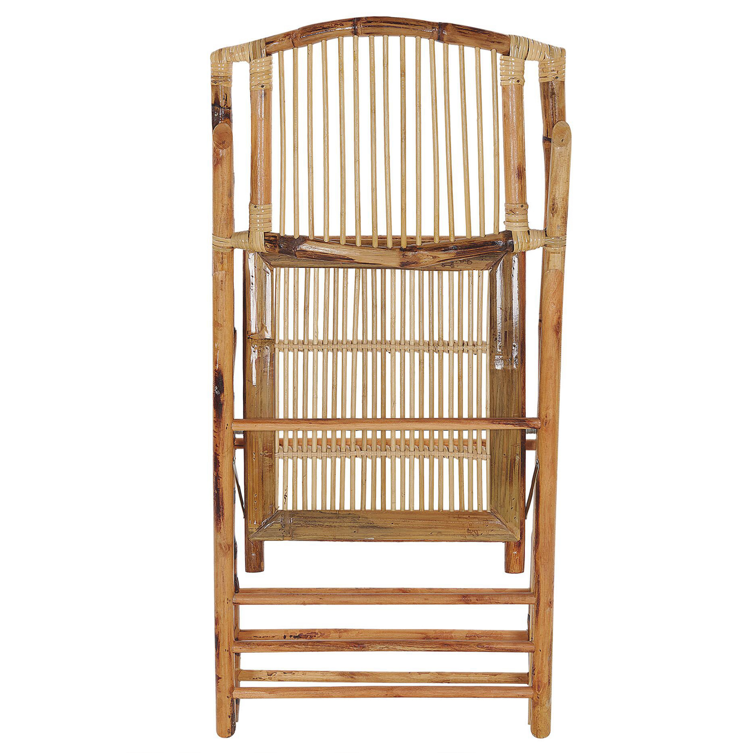 Set de 4 scaune dining Pliabil TRENTOR Lemn de bambus Natural [7]