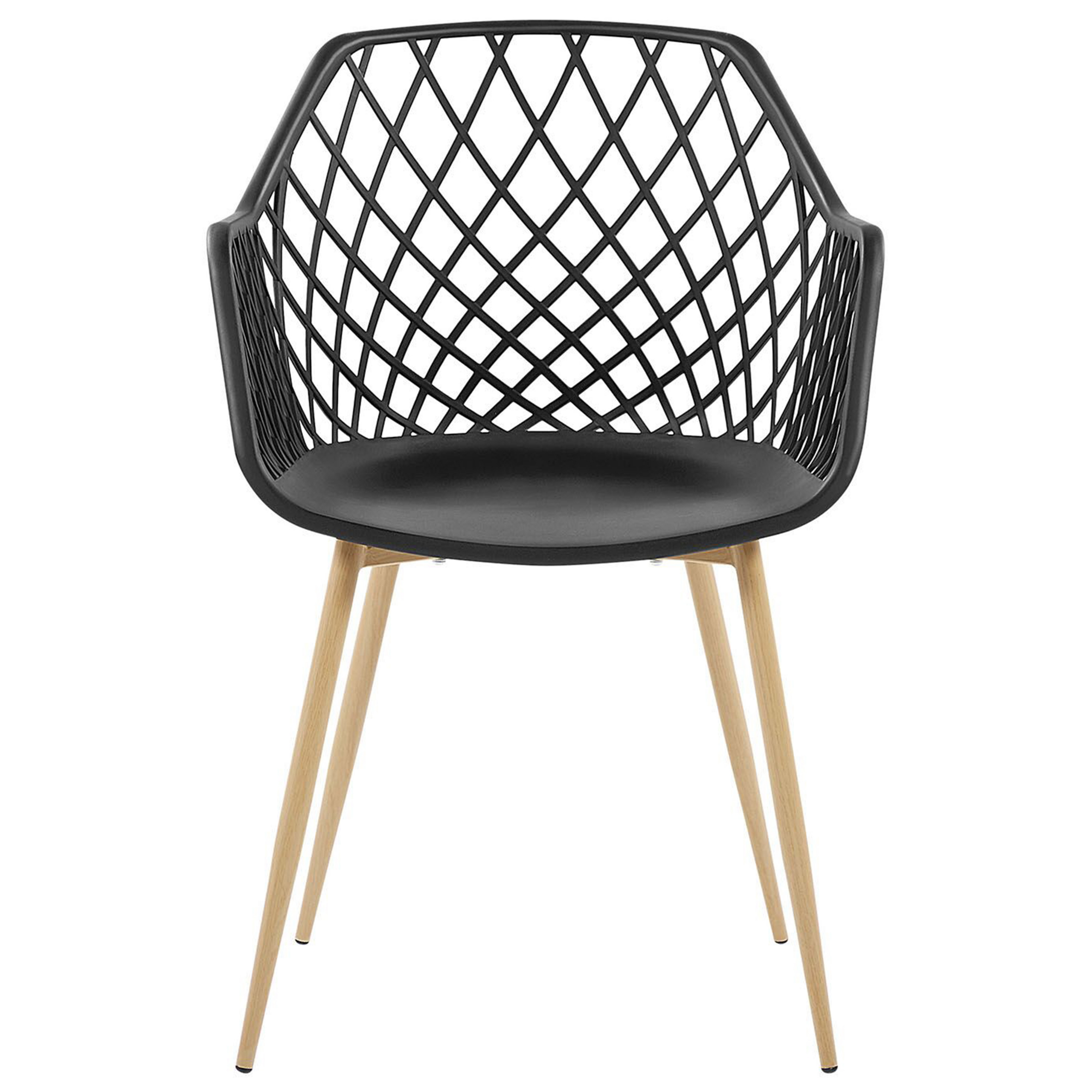 Set of 2 dining chairs NASHUA Black [5]