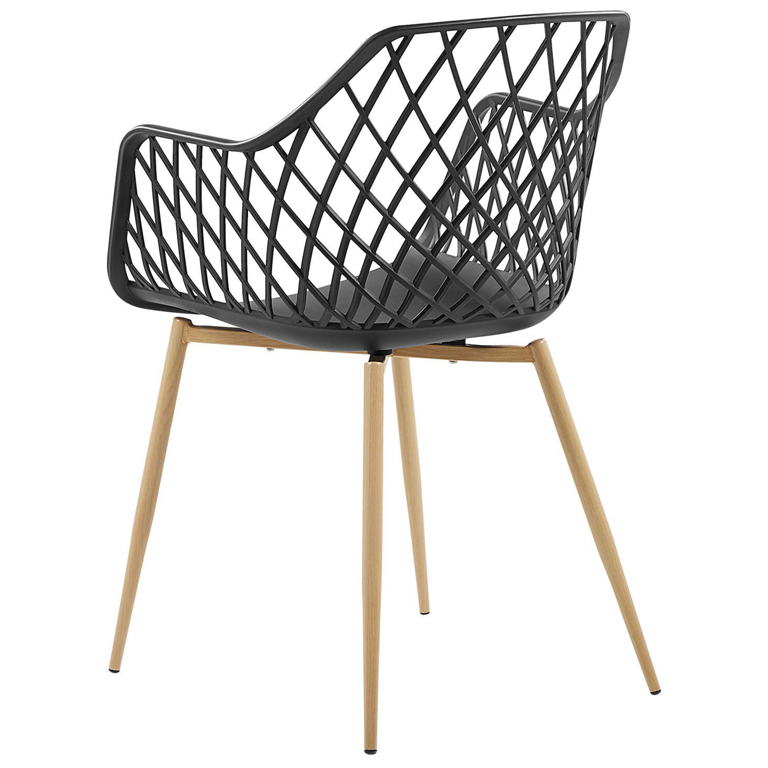 Set of 2 dining chairs NASHUA Black [6]