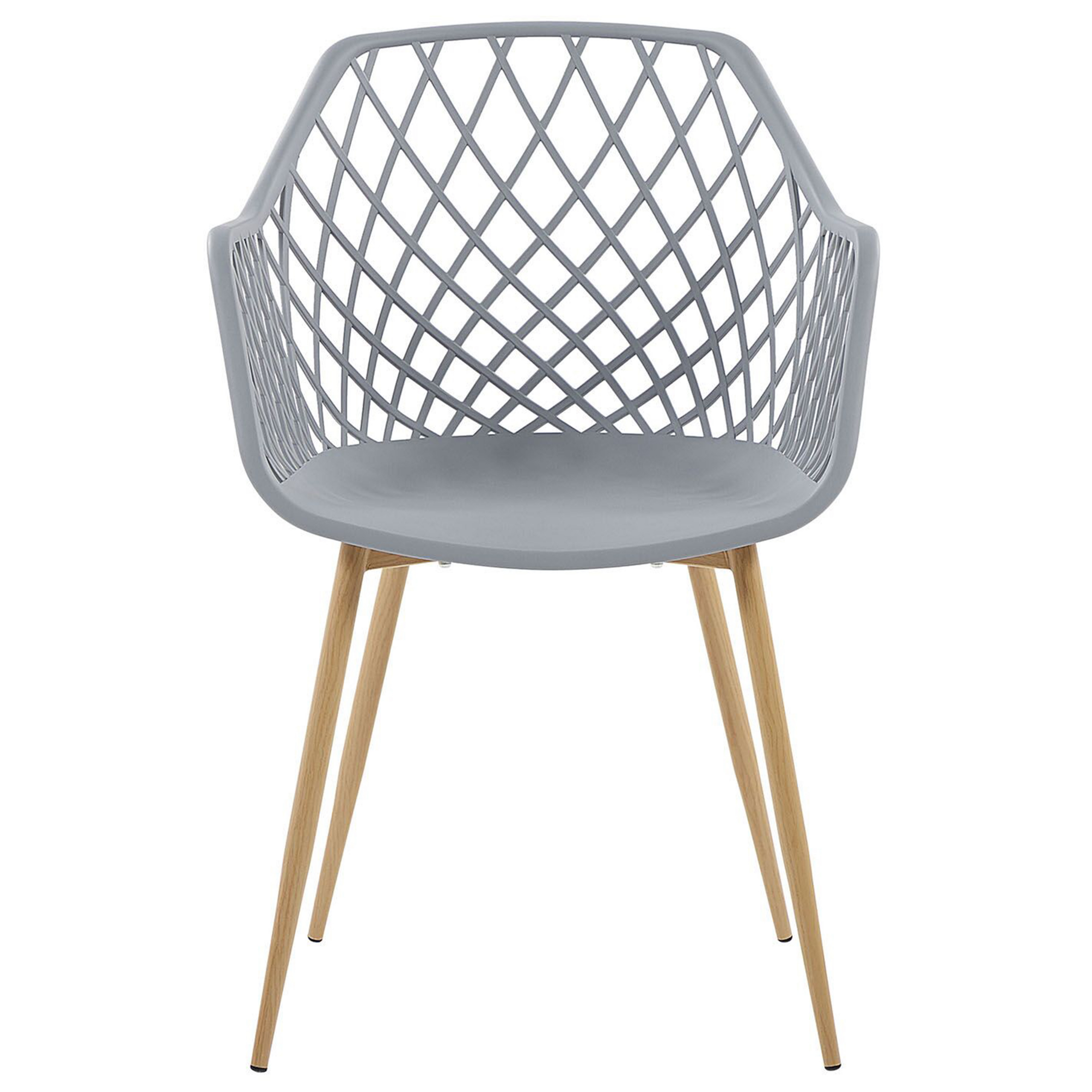 Set of 2 dining chairs NASHUA Light grey [5]