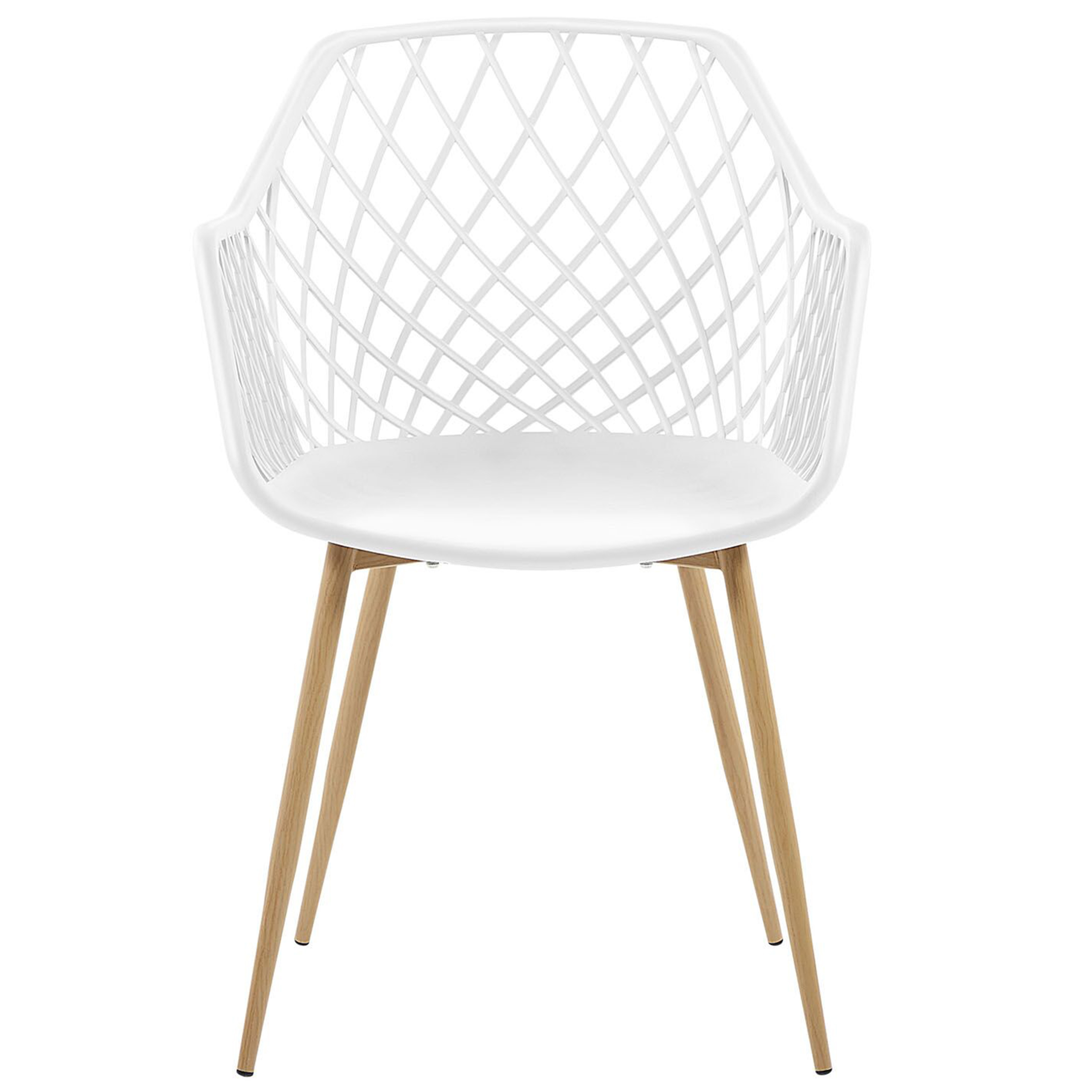 Set of 2 dining chairs NASHUA White [5]