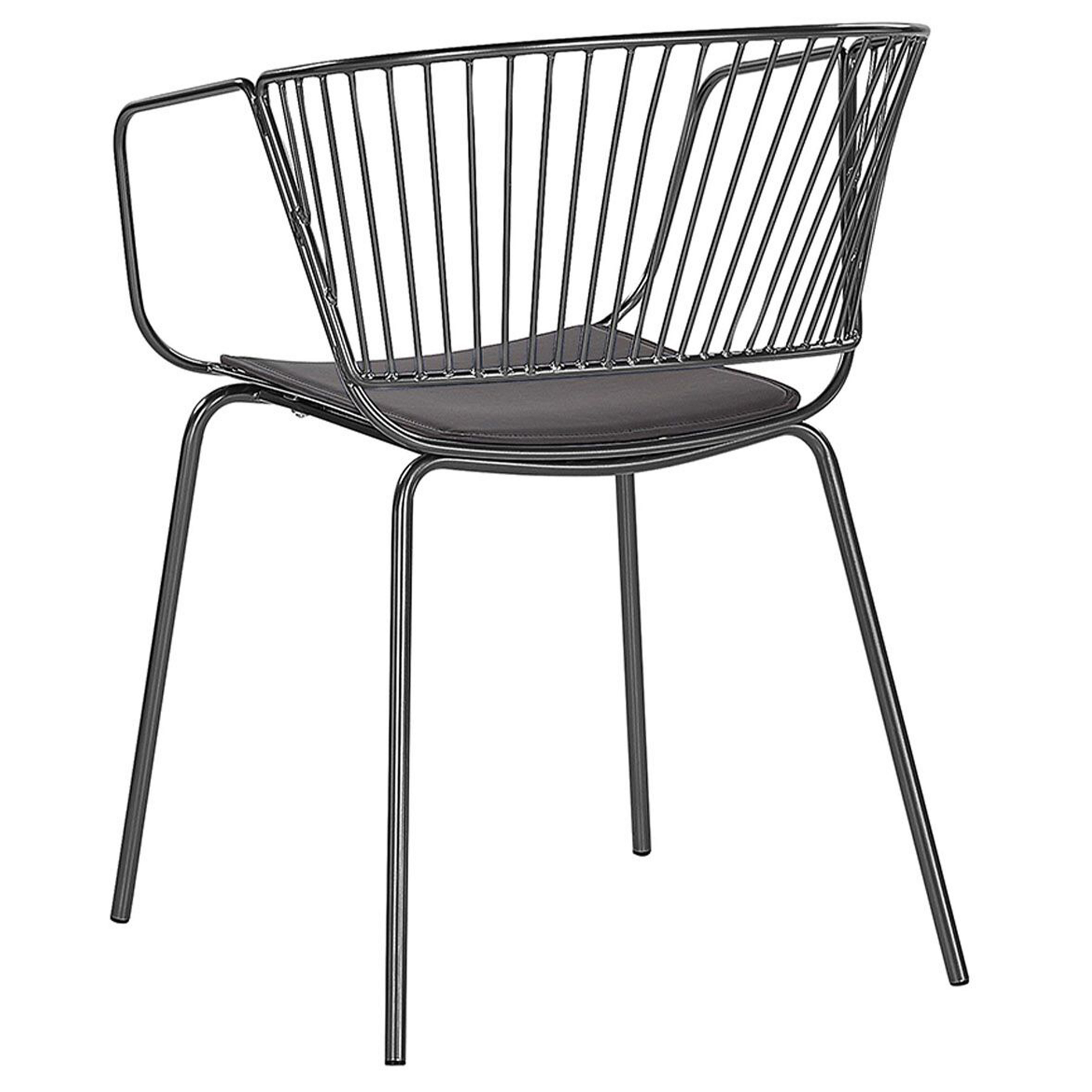 Set de 2 scaune dining RIGBY Metal Negru [5]