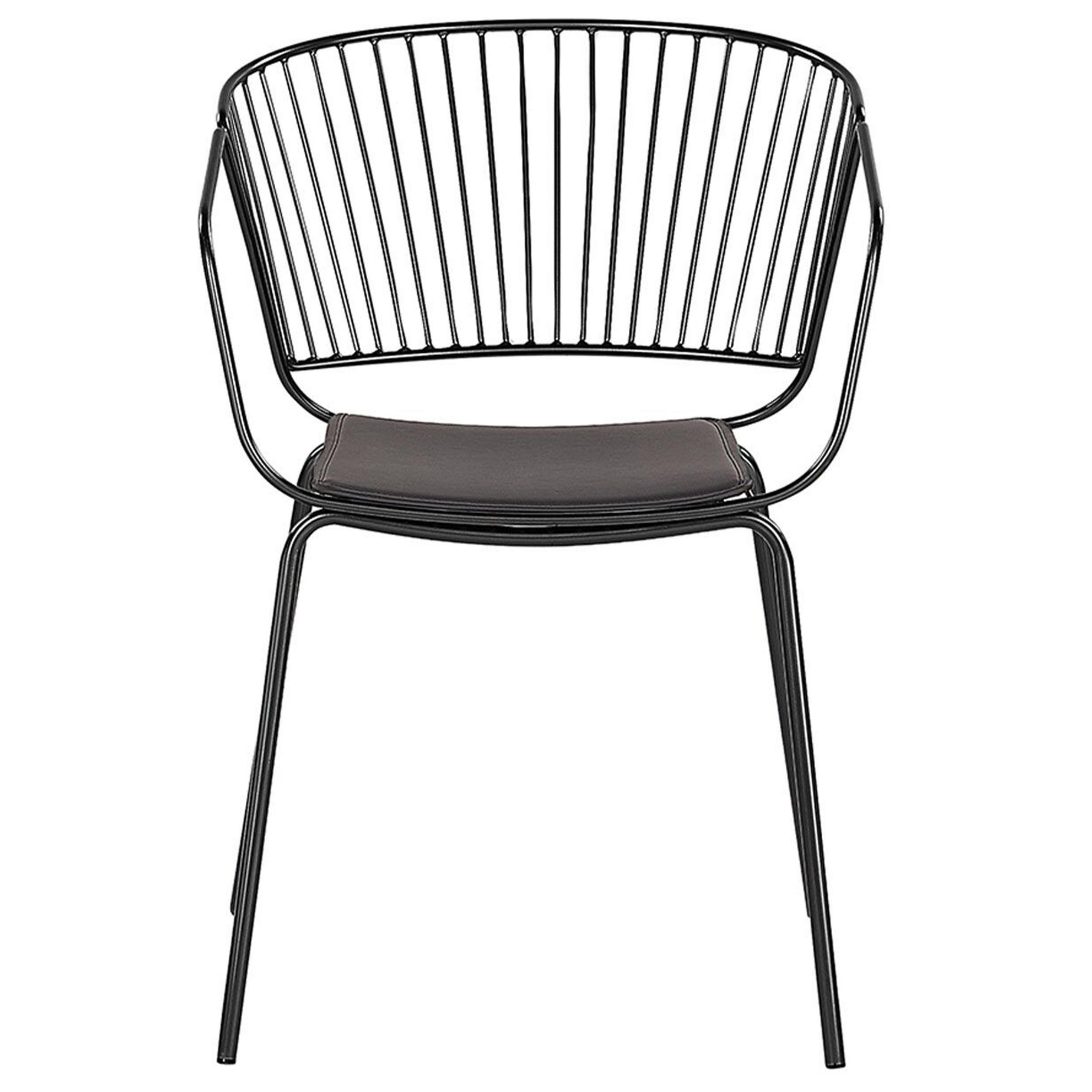 Set de 2 scaune dining RIGBY Metal Negru [6]