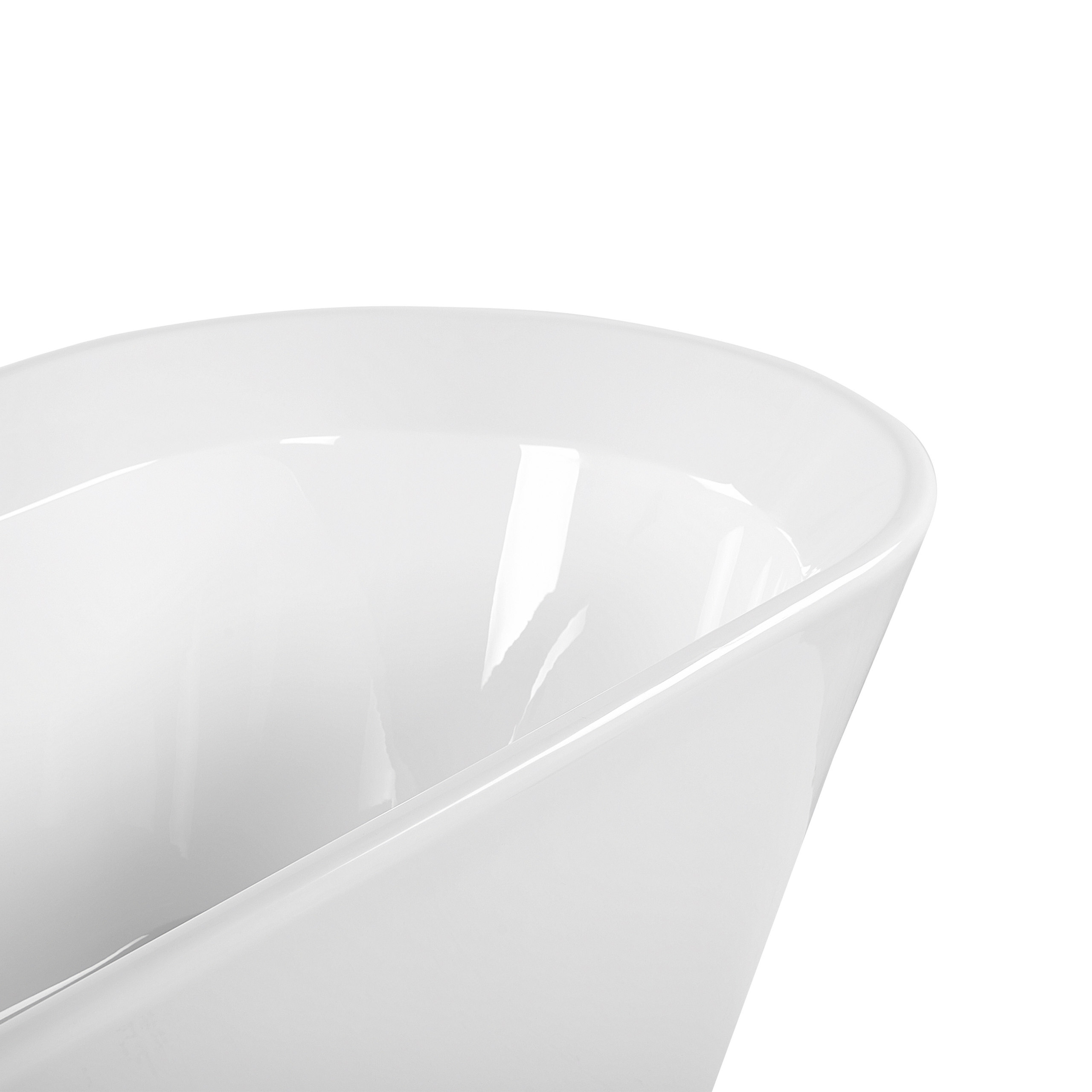 Cadă freestanding OVALLE 170 x 80 cm Alb [7]