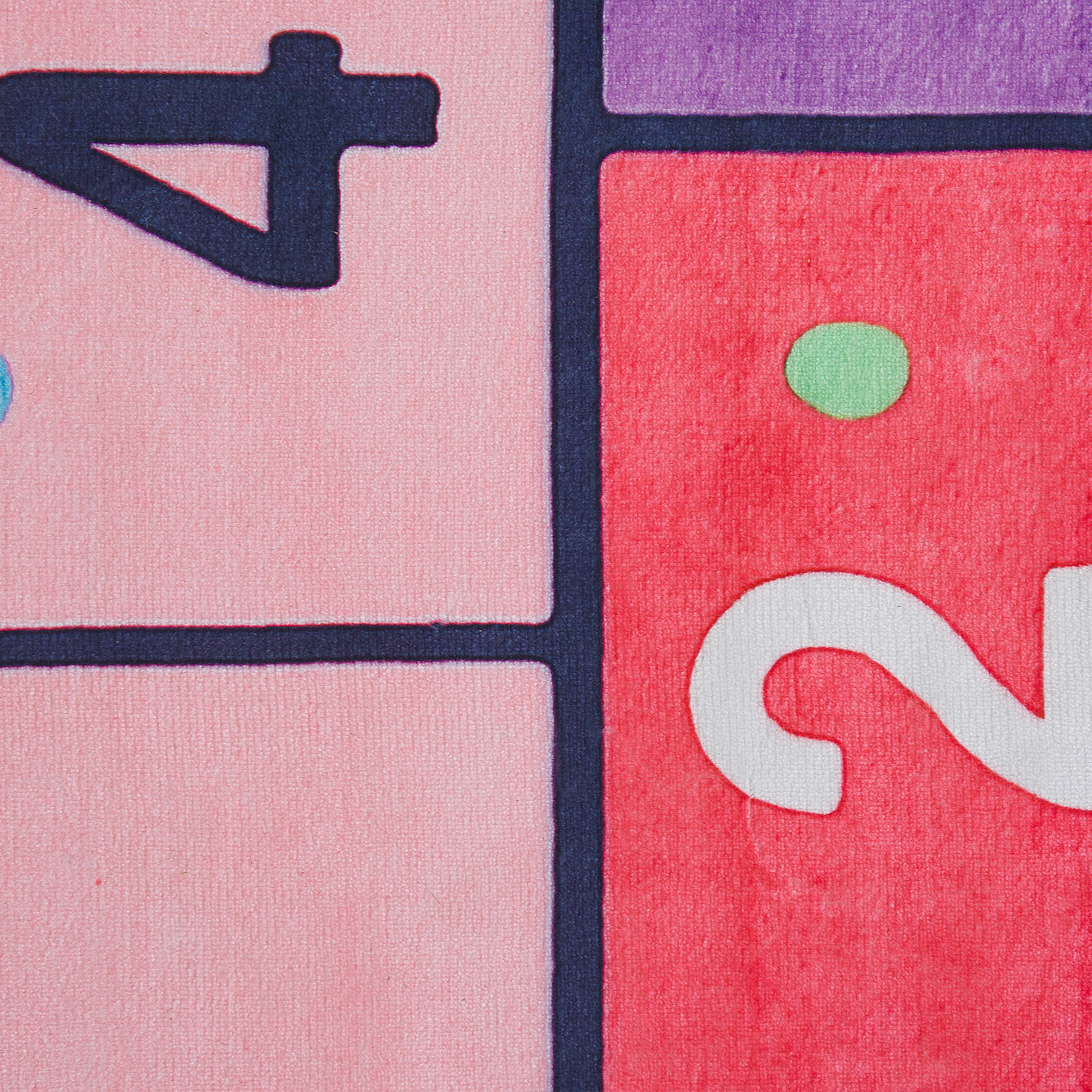 Covor pentru copii HONAZ Roz 80 x 150 cm [4]