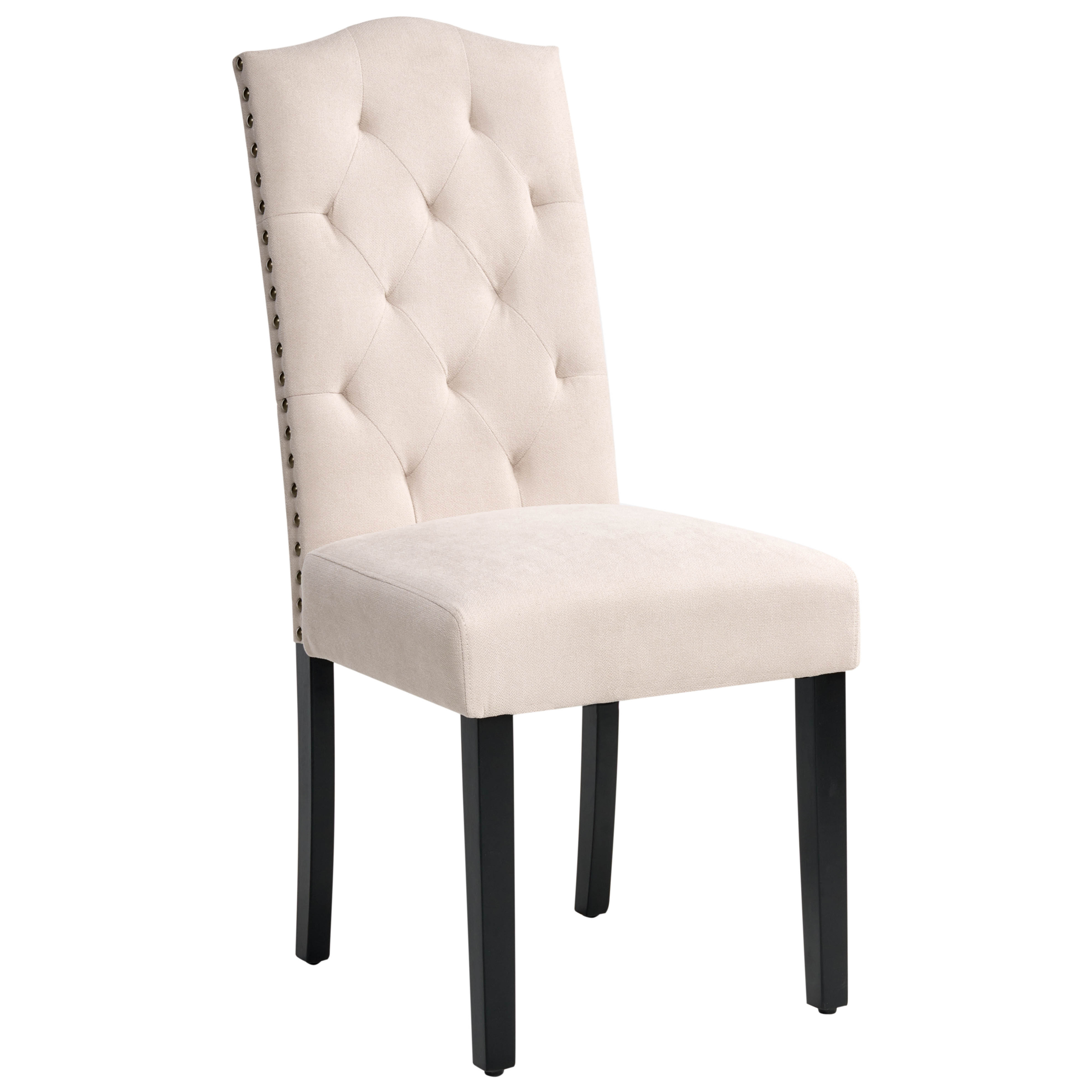 Set of 2 dining chairs SHIRLEY Light Beige [4]