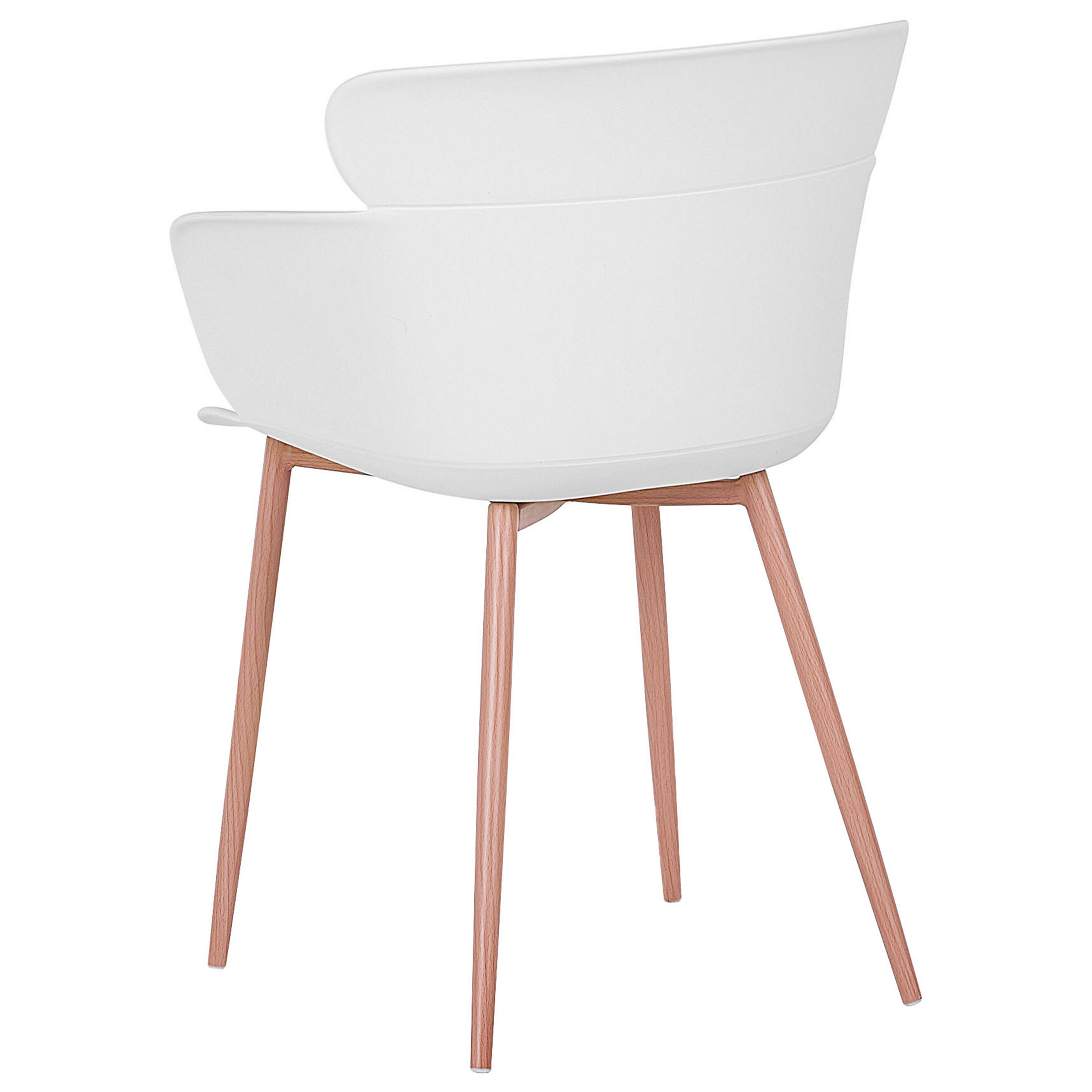 Set of 2 Dining Chairs SUMKLEY White [6]