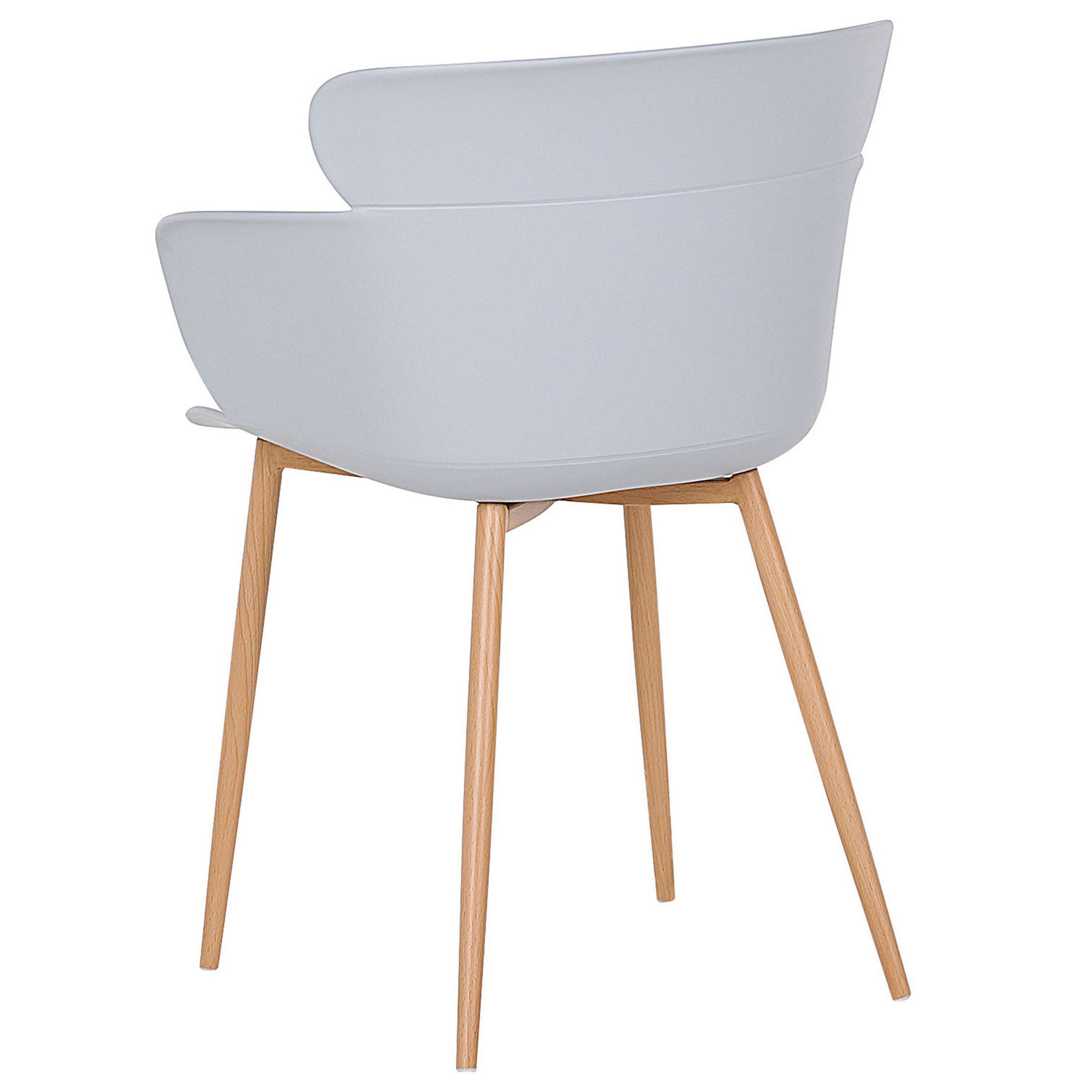 Set of 2 dining chairs SUMKLEY Light Grey [6]