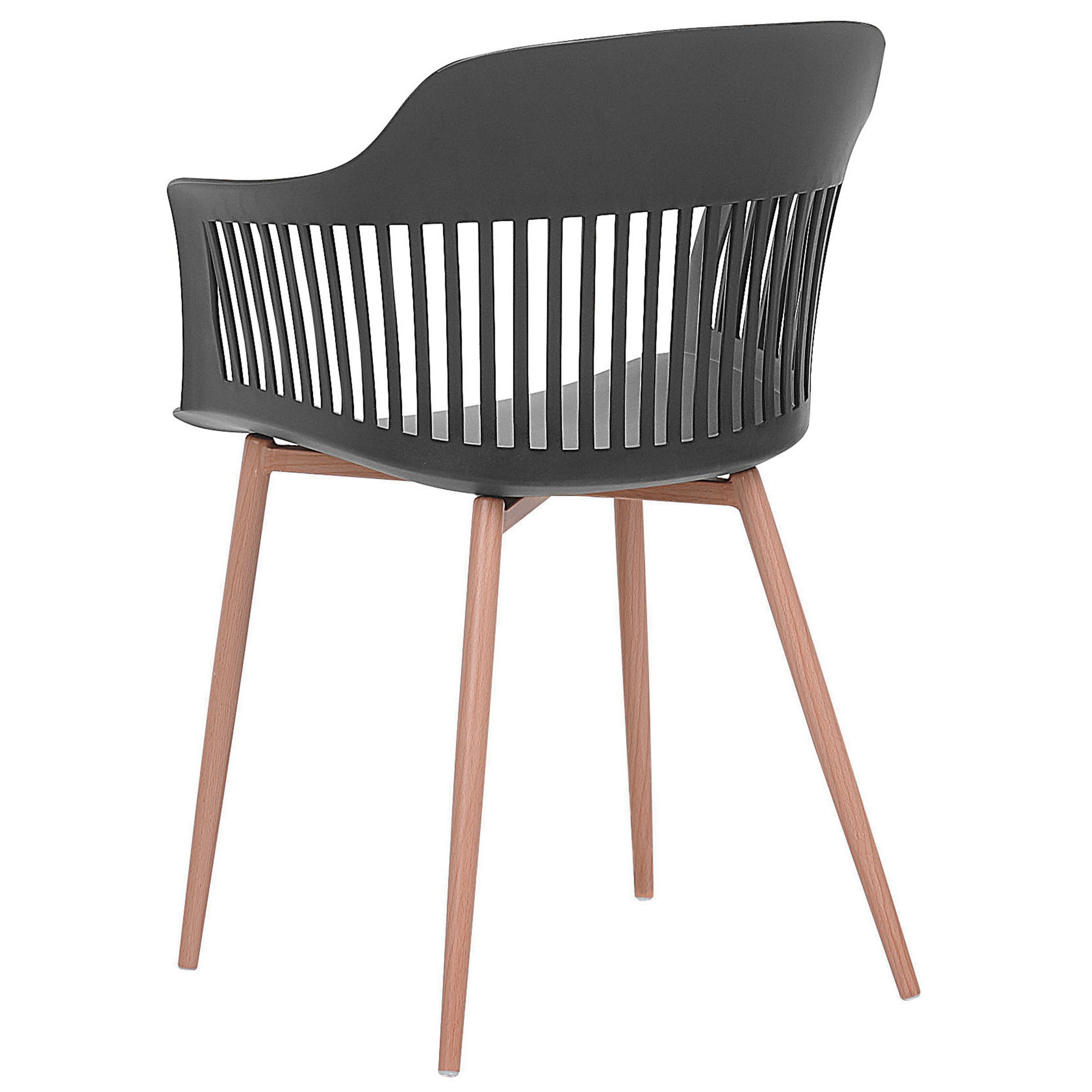 Set of 2 dining chairs BERECA Black [6]