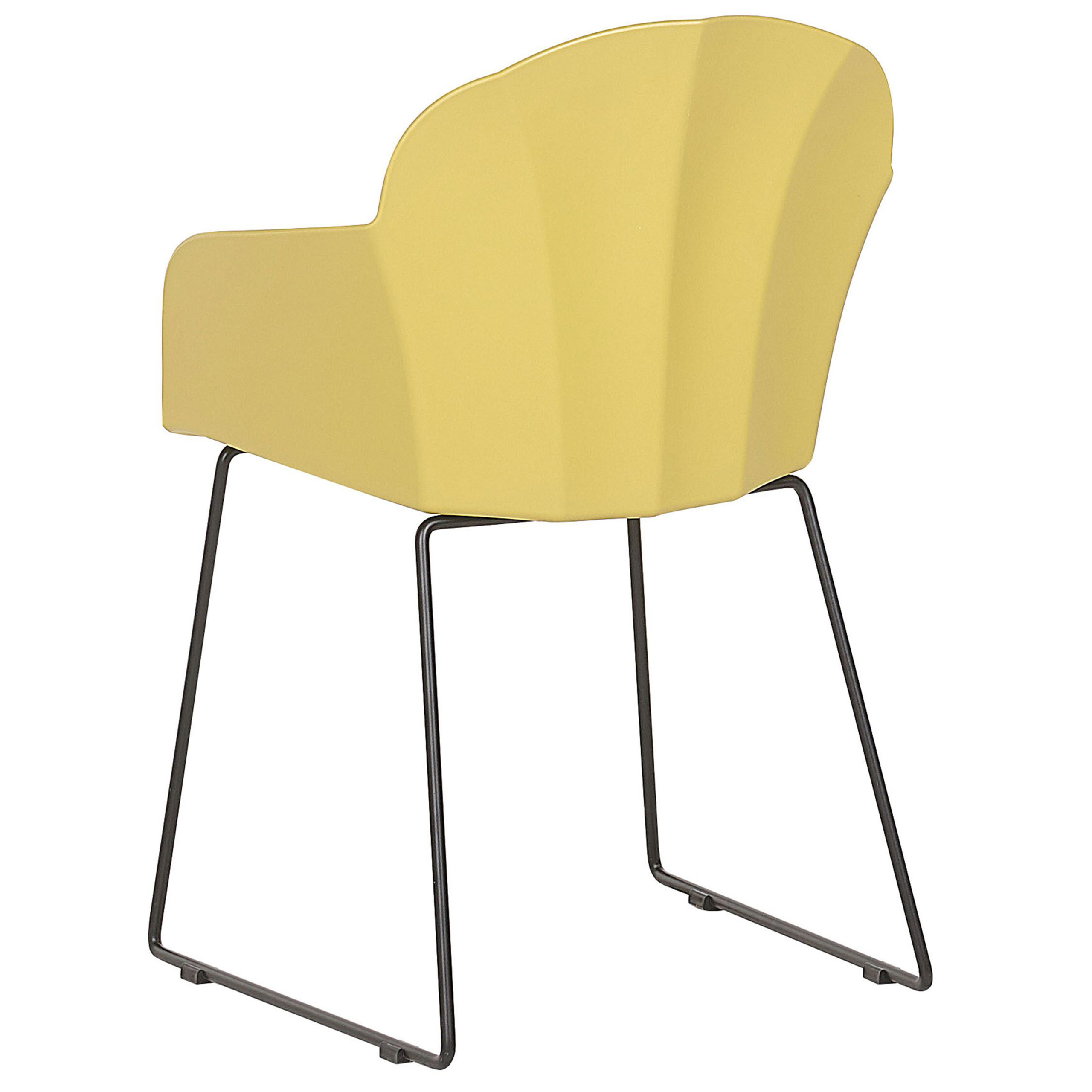 Set de 2 scaune dining SYLVA Galben [6]