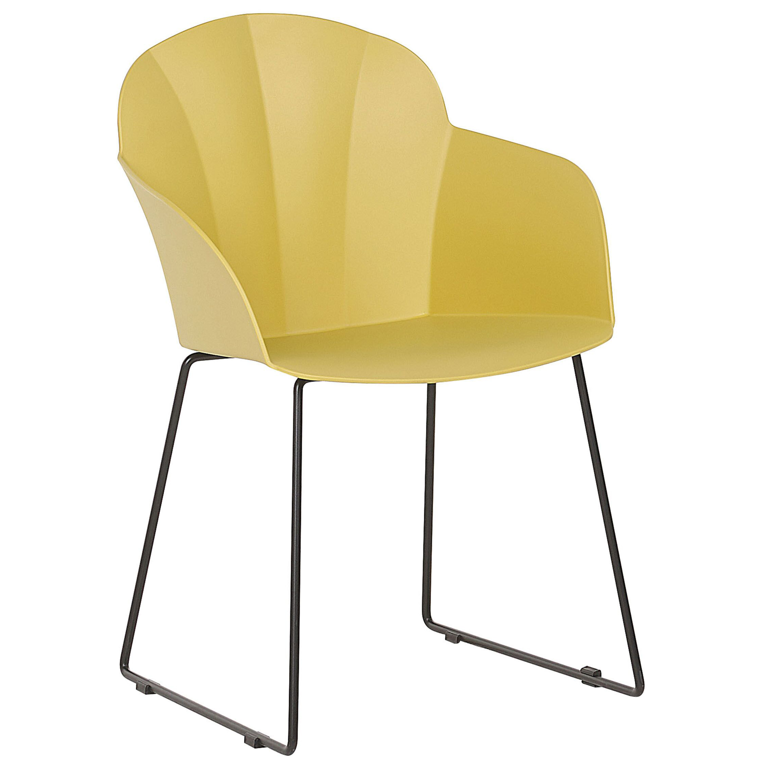 Set de 2 scaune dining SYLVA Galben [4]