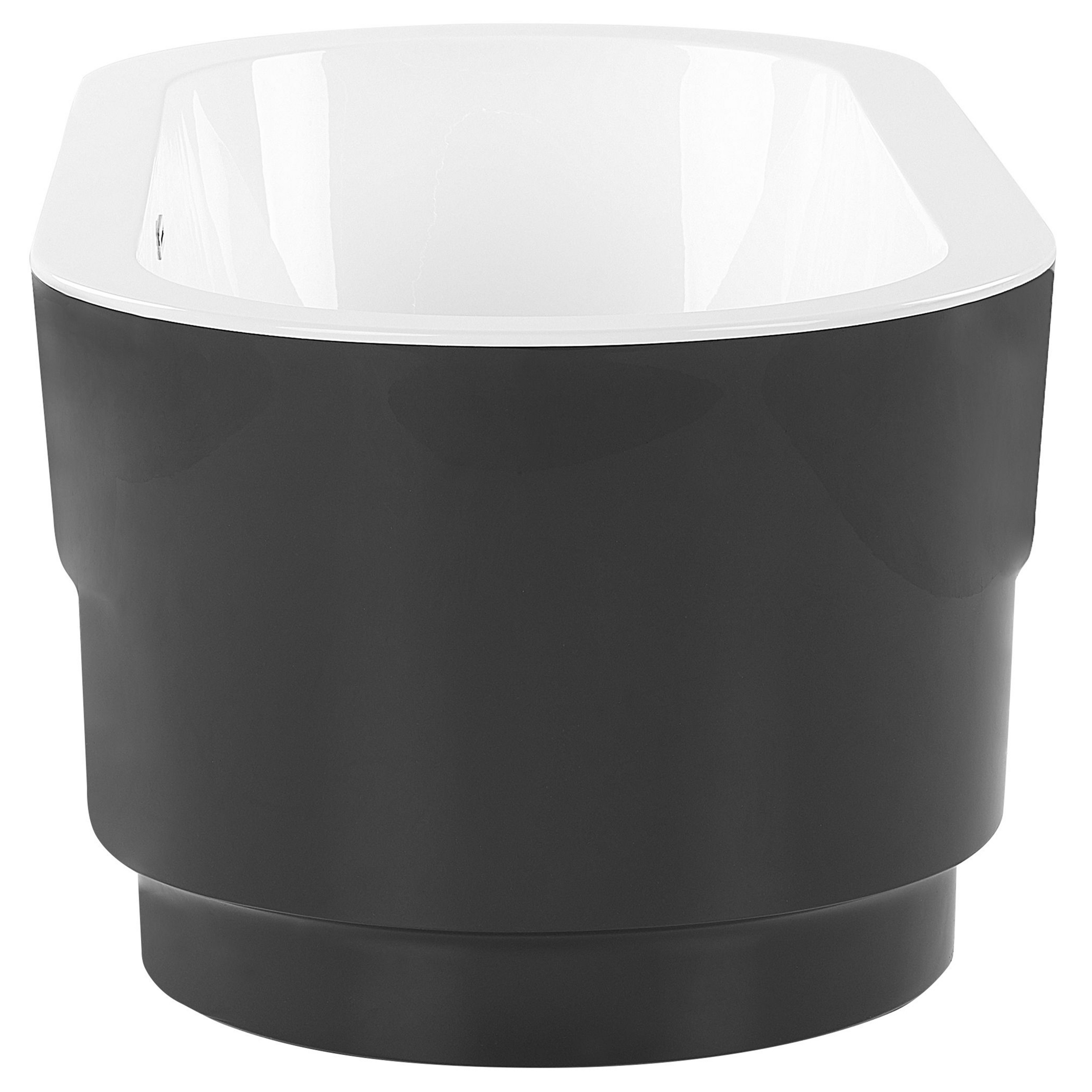 Freestanding bathtub EMPRESA 170 x 80 cm Black [5]