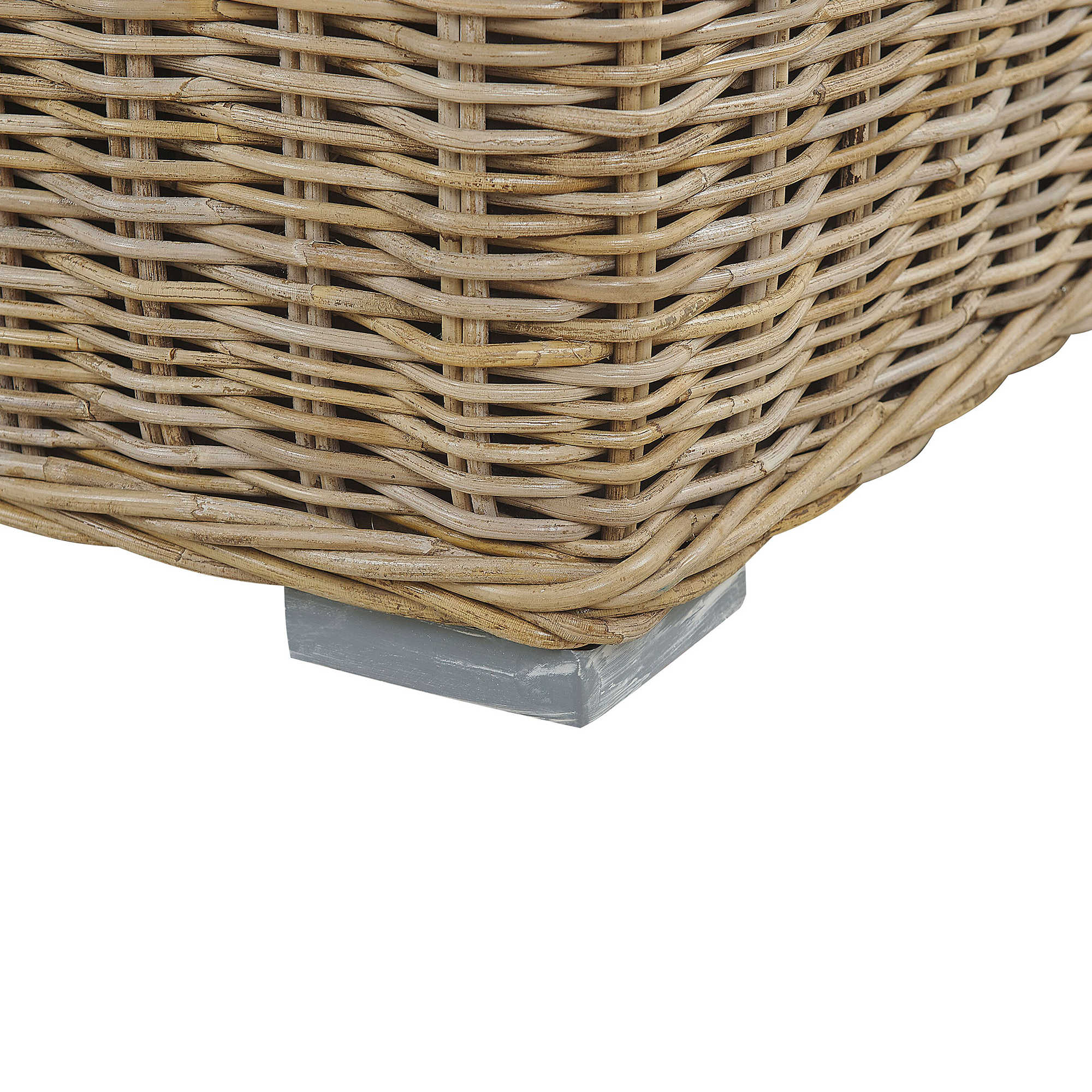 Fotoliu de grădină ARDEA Ratan Maro deschis [7]