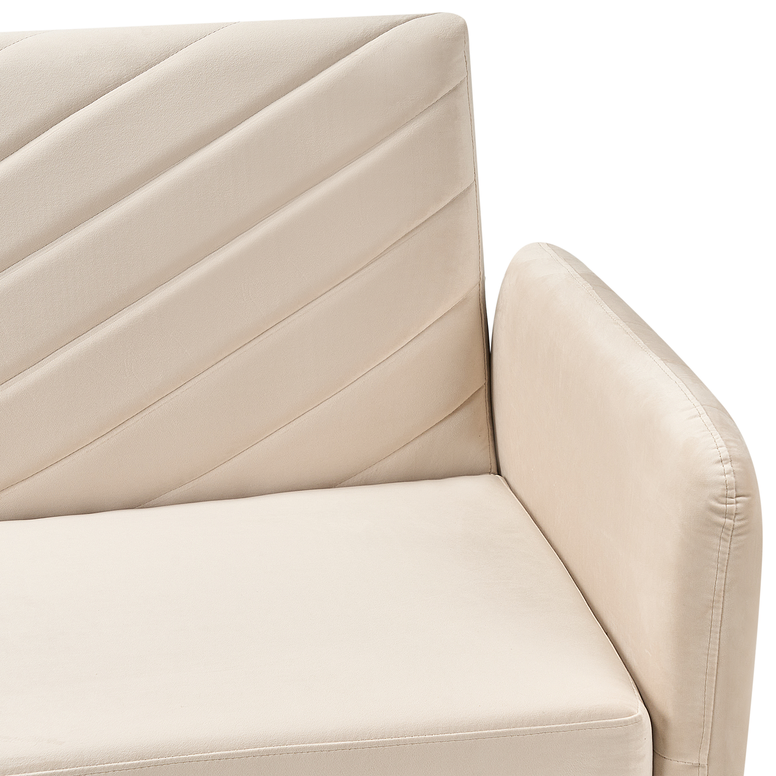 3-seater sofa bed SENJA Velvet Beige [8]