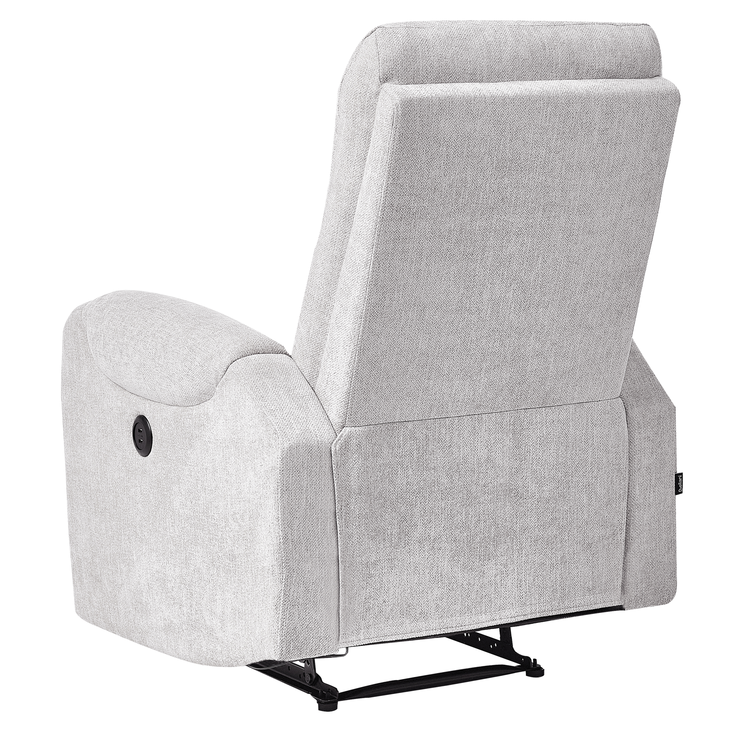 Fotoliu cu recliner SOMERO Suport pentru picioare retractabil  Gri [6]