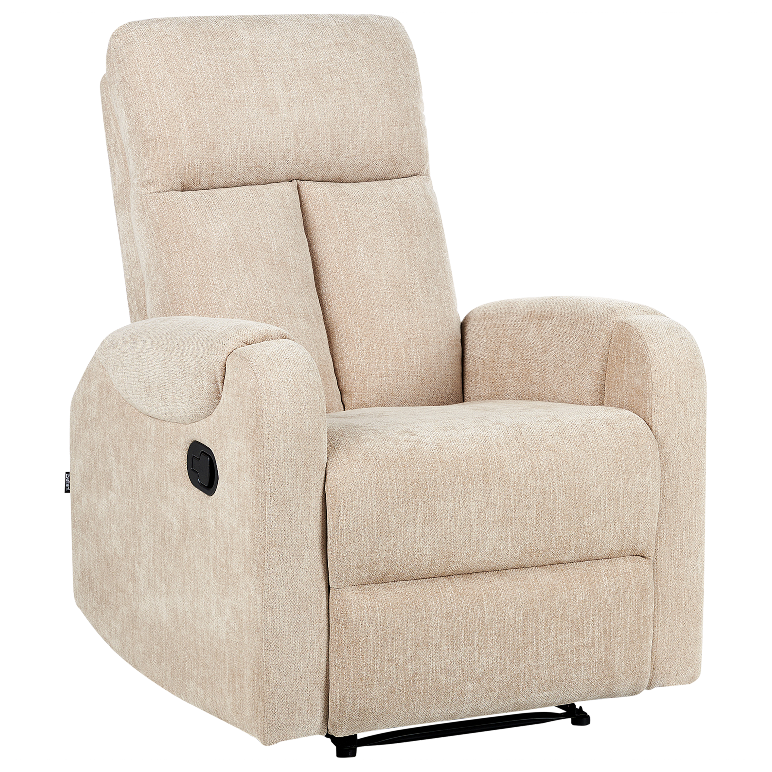 SOMERO recliner chair Retractable footrest Beige [2]