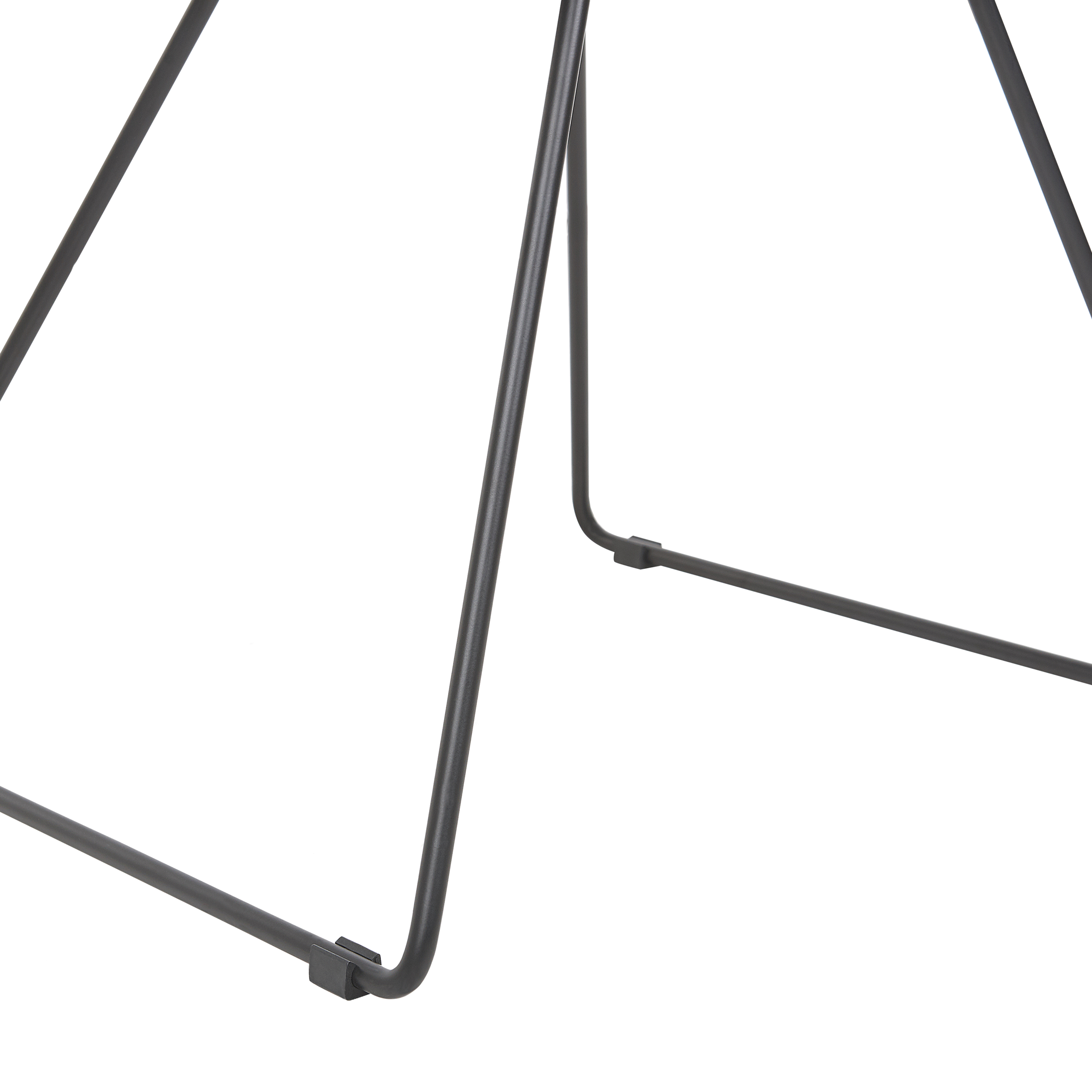 Set of 2 dining chairs HARLAN Black Metal [9]