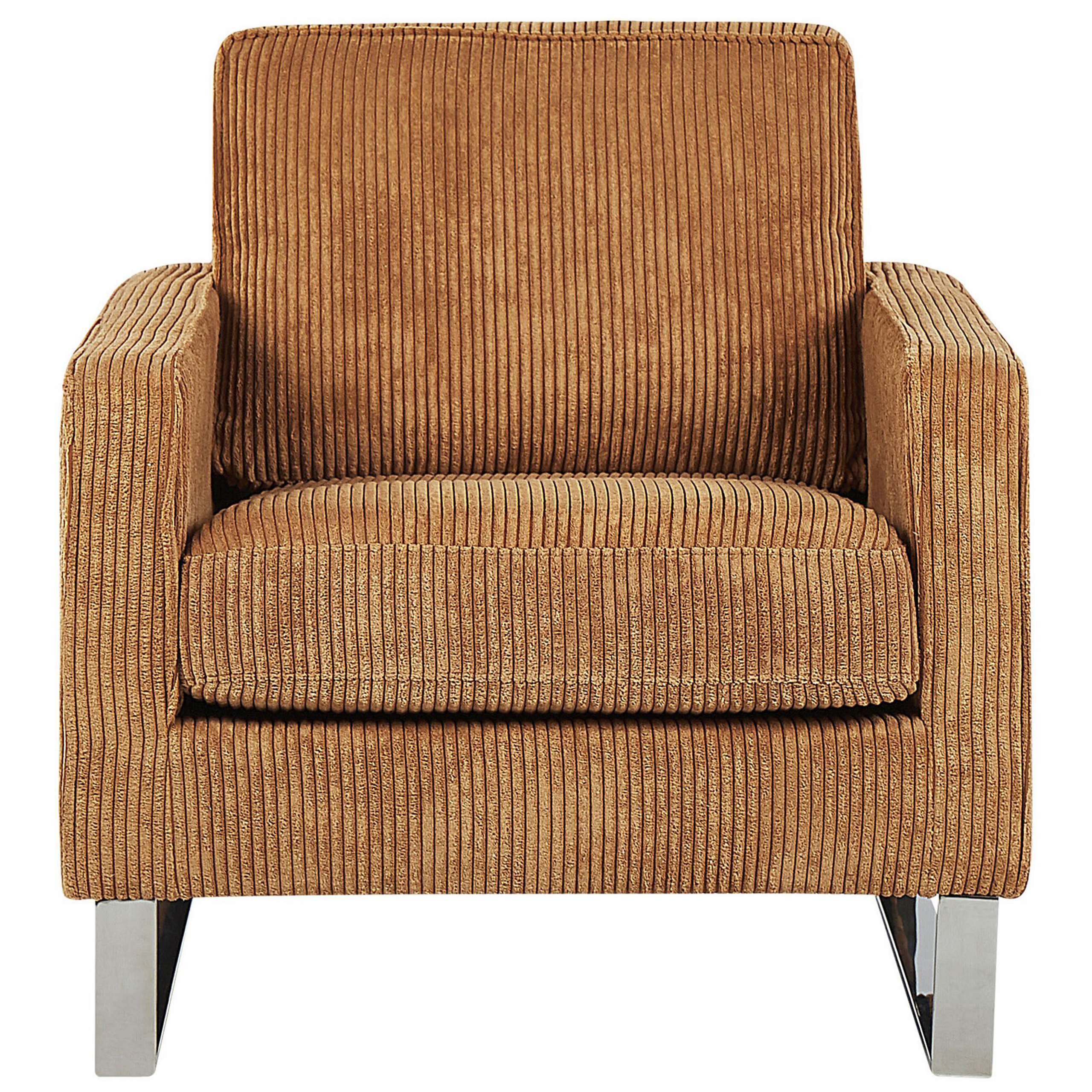 VIND Armchair Light Brown Velvet [5]