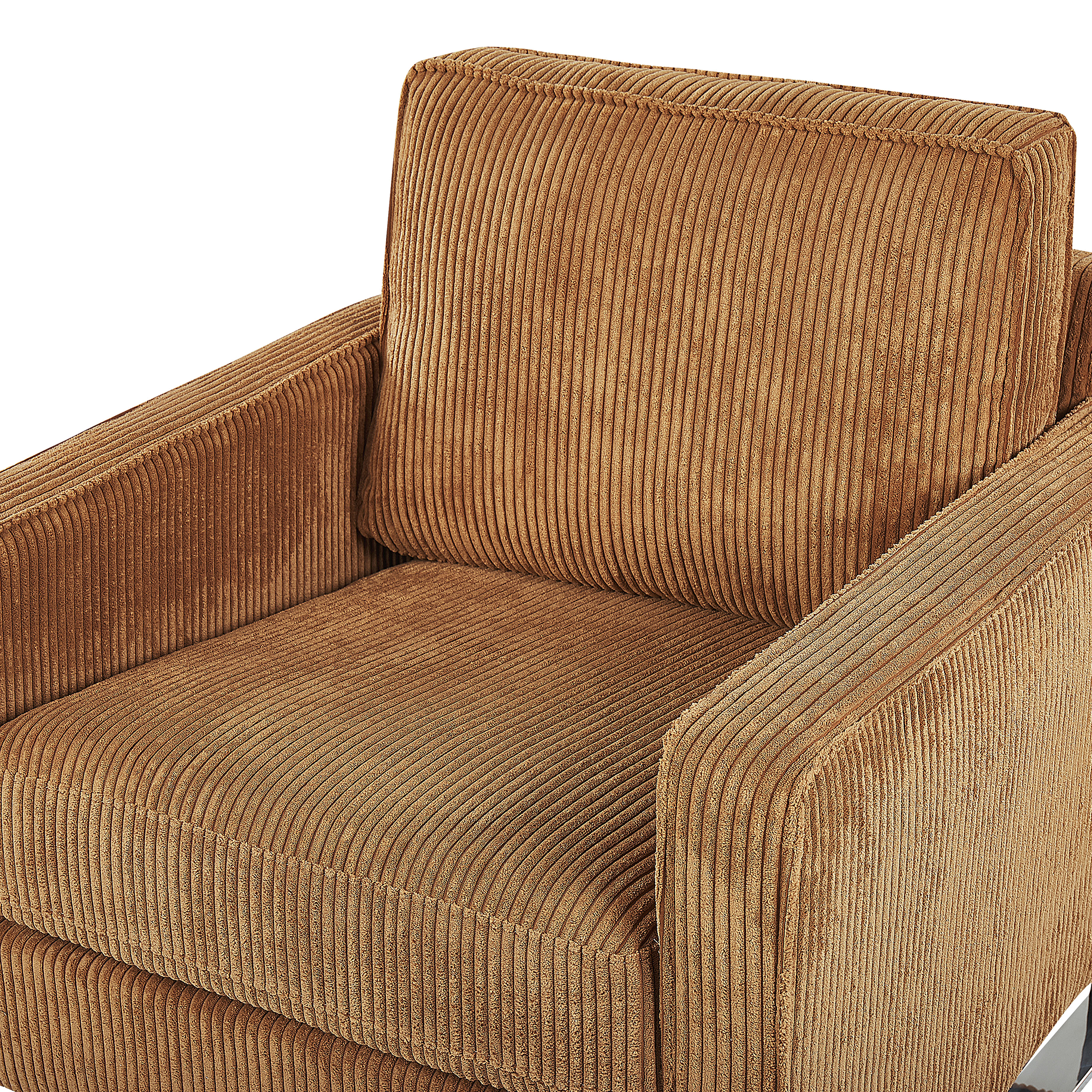 VIND Armchair Light Brown Velvet [7]
