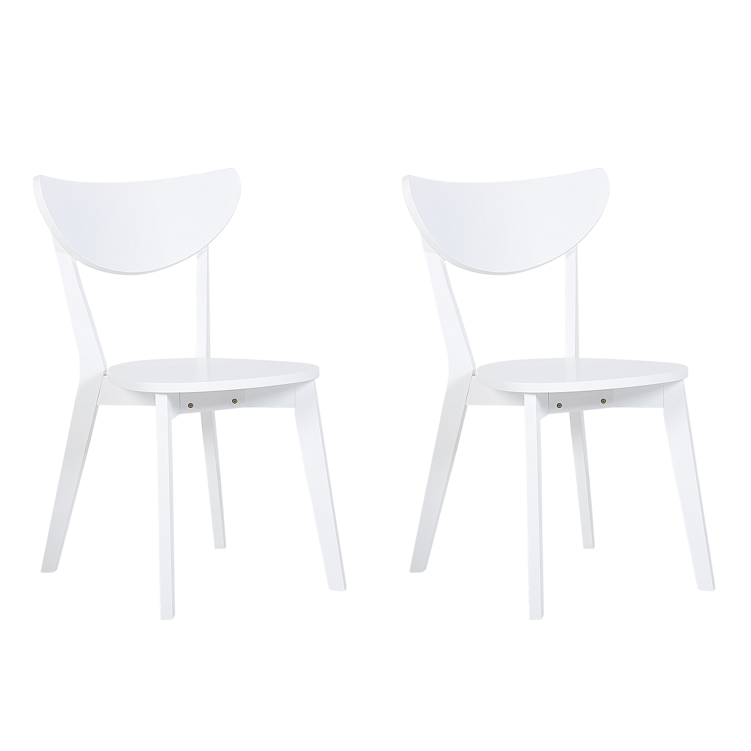 Set of 2 dining chairs ROXBY White [2]