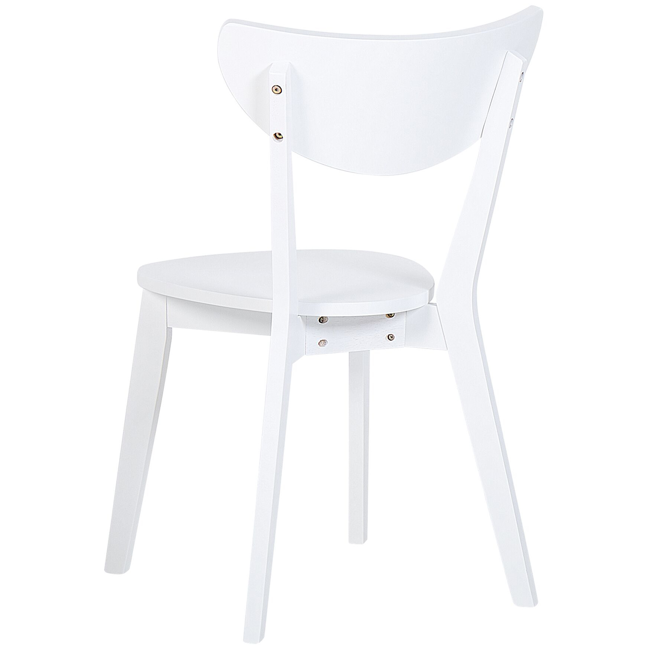Set of 2 dining chairs ROXBY White [6]