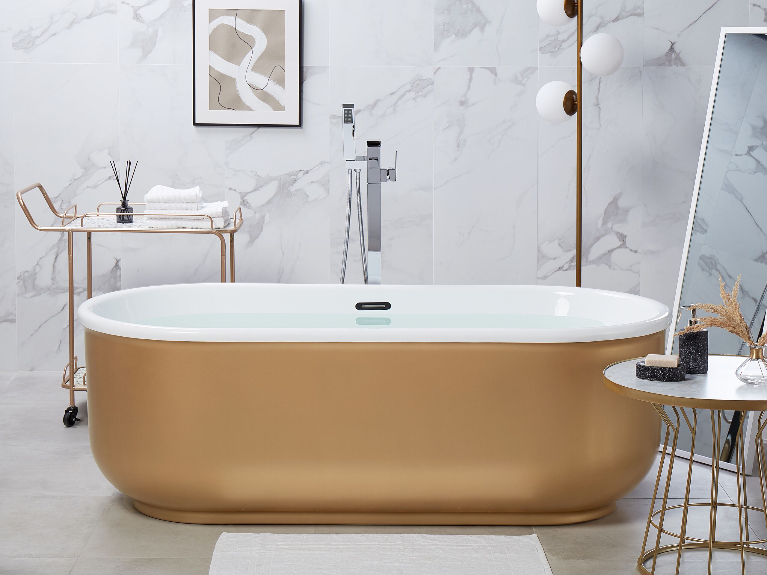 Cazi de baie - Freestanding bathtub PINEL 170 x 80 cm Gold