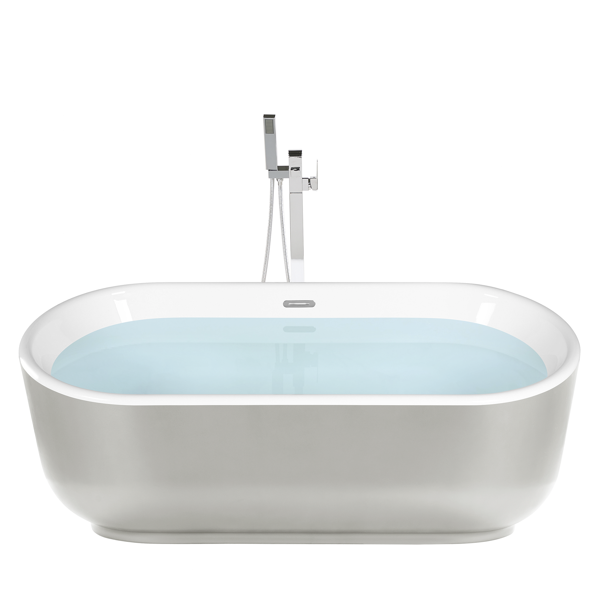 Cadă freestanding PINEL 170 x 80 cm Argintiu [2]