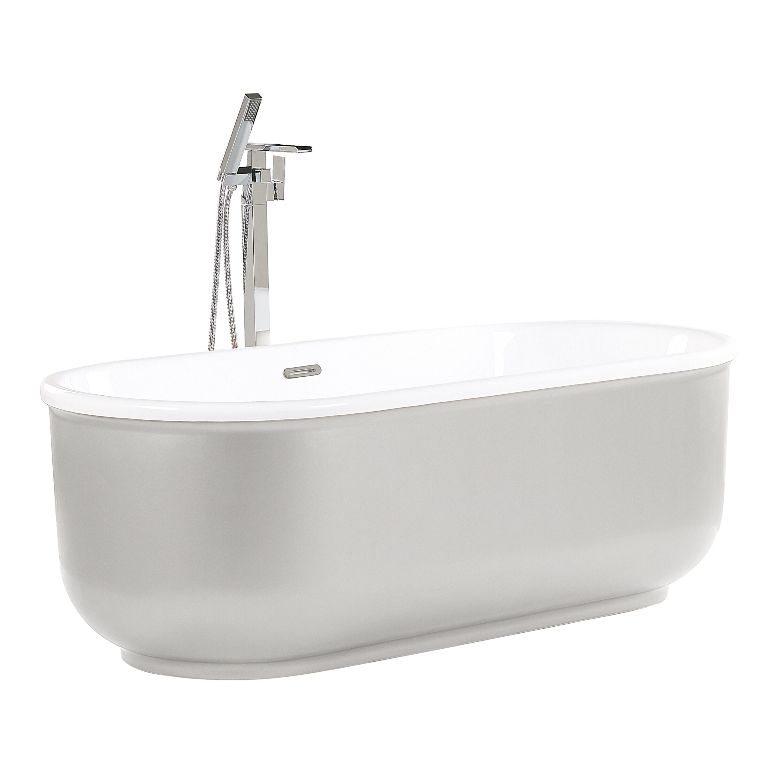 Cadă freestanding PINEL 170 x 80 cm Argintiu [5]