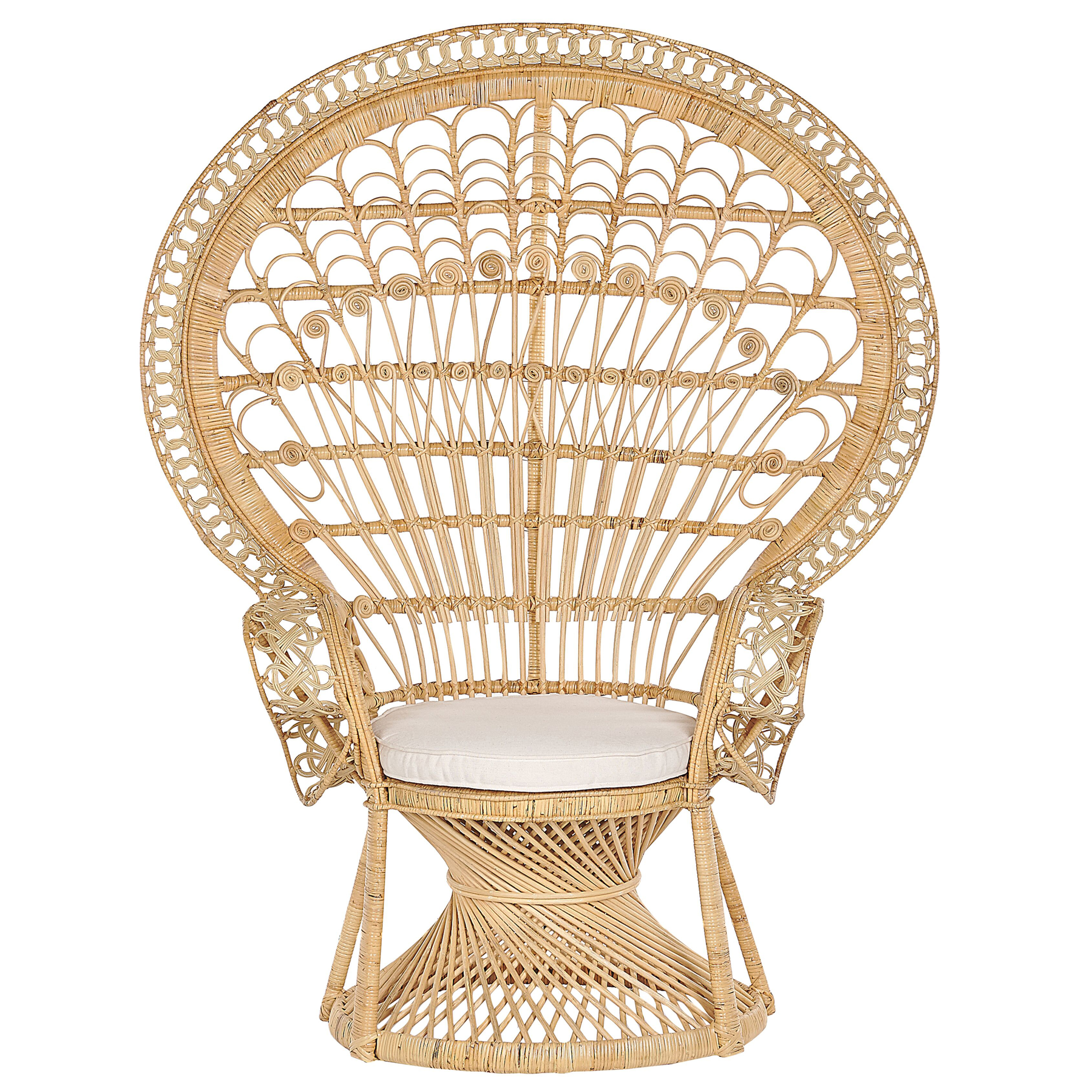 EMMANUELLE peacock chair Natural rattan [4]