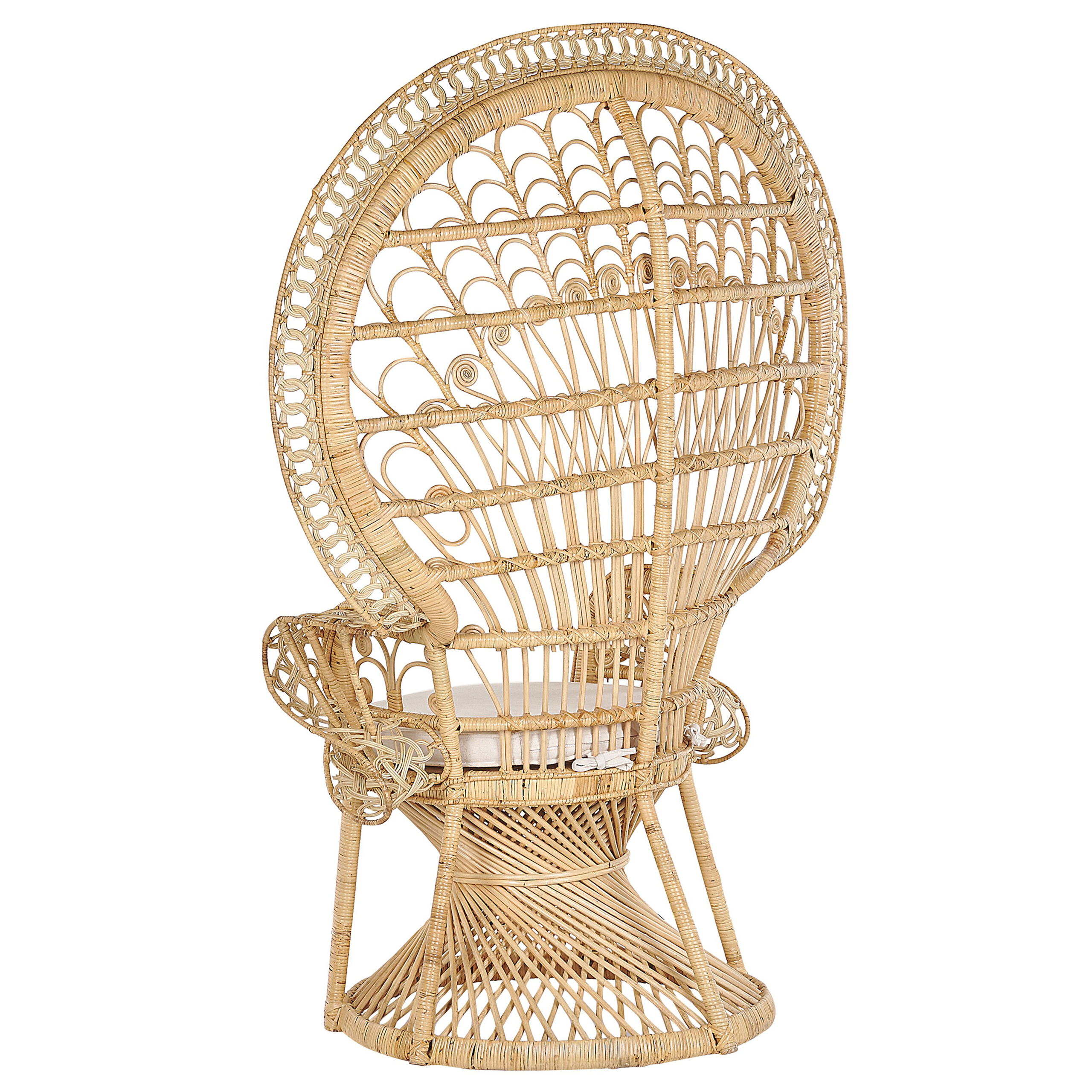 EMMANUELLE peacock chair Natural rattan [5]