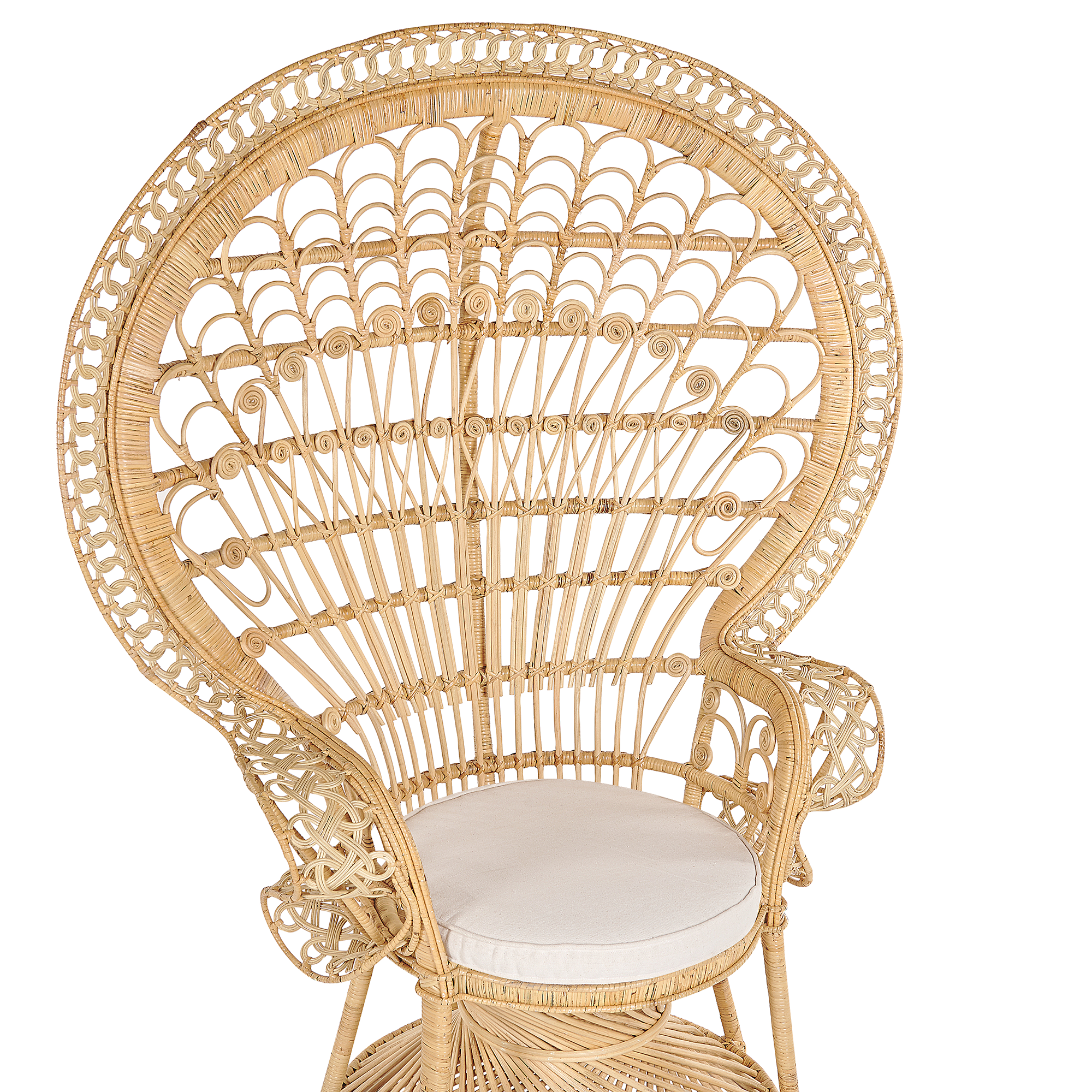 EMMANUELLE peacock chair Natural rattan [6]
