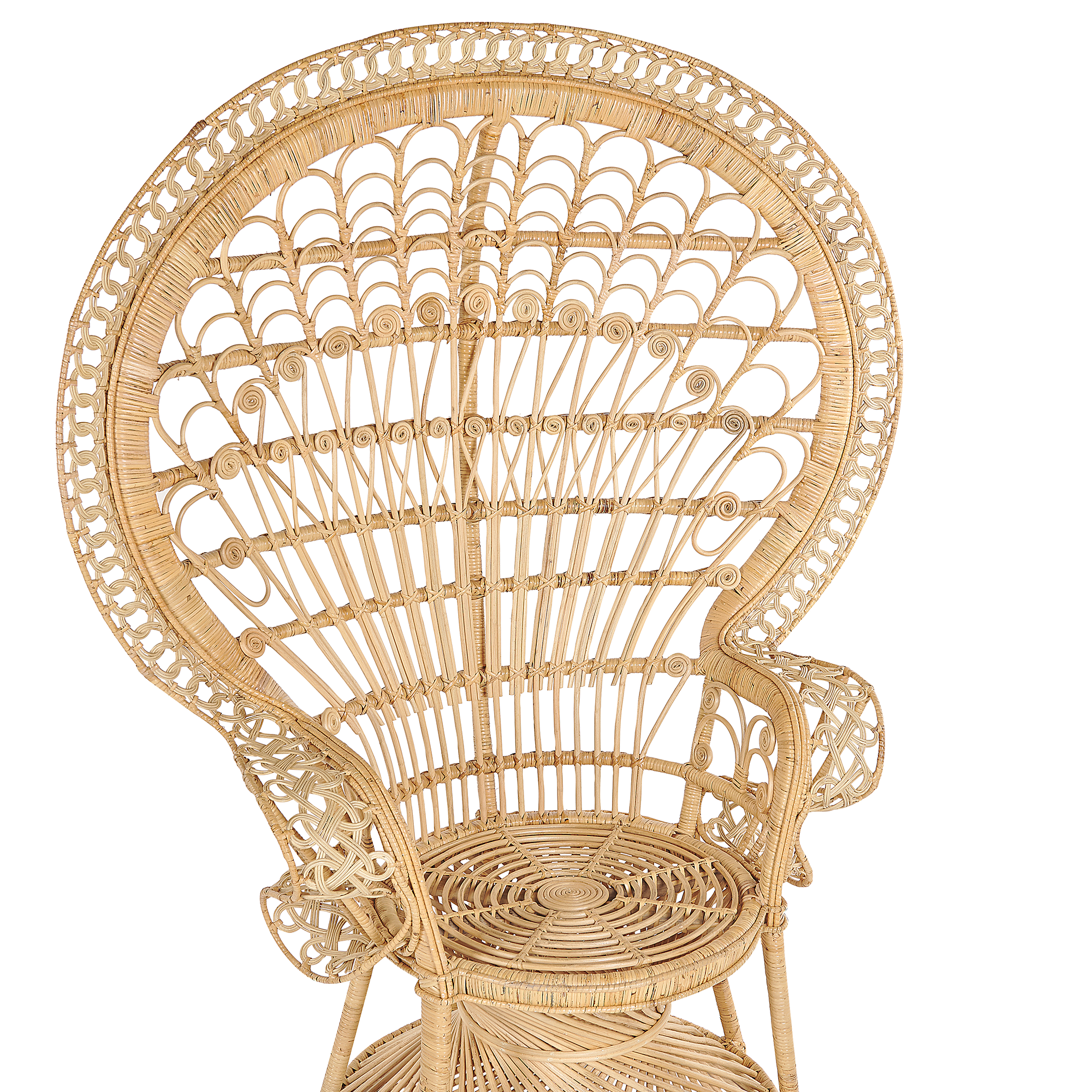 EMMANUELLE peacock chair Natural rattan [7]