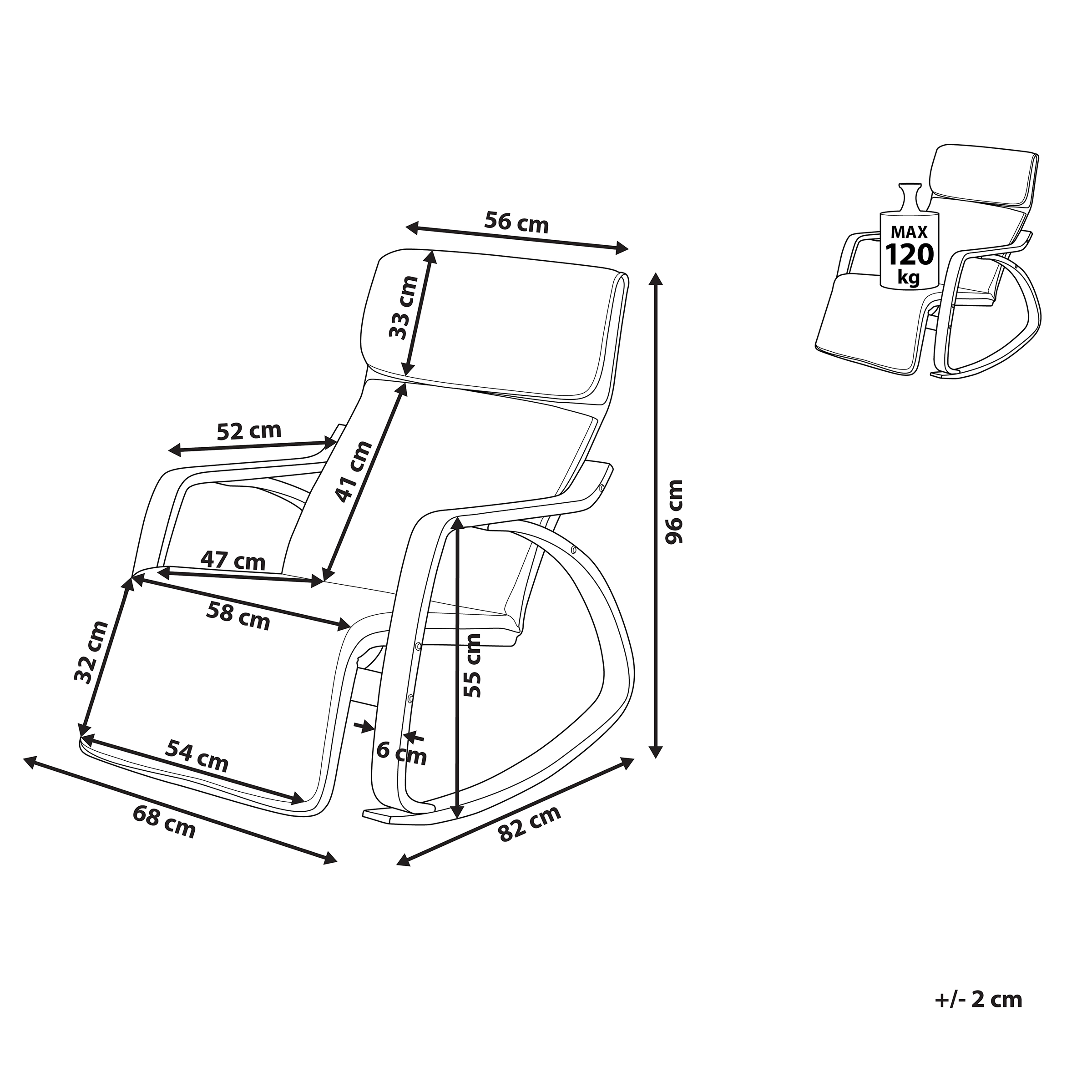 Balansoar WESTON  Bej deschis [3]