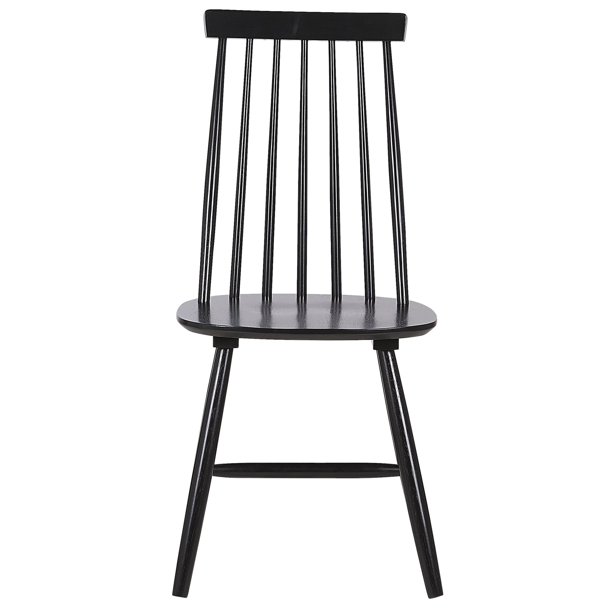 Set de 2 scaune dining BURBANK Lemn Negru [5]