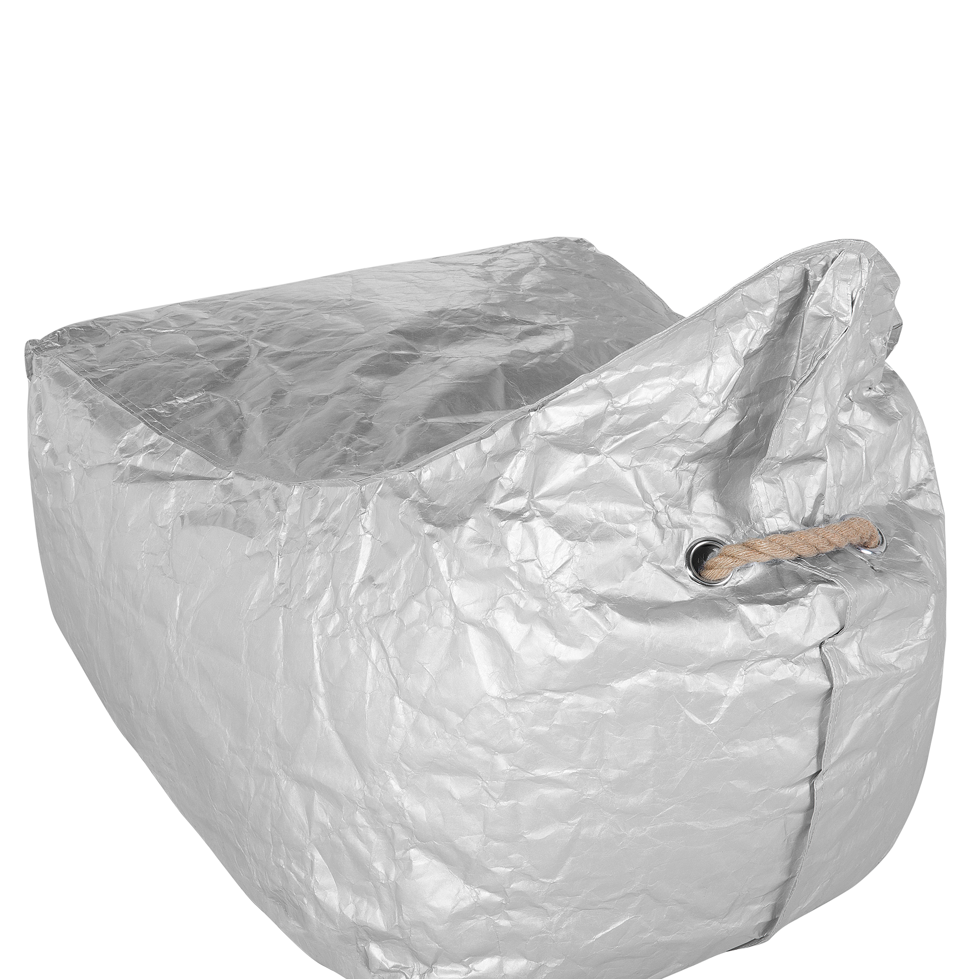 Fotoliu puf 200 L DROP 63 cm 75 cm Argintiu [7]