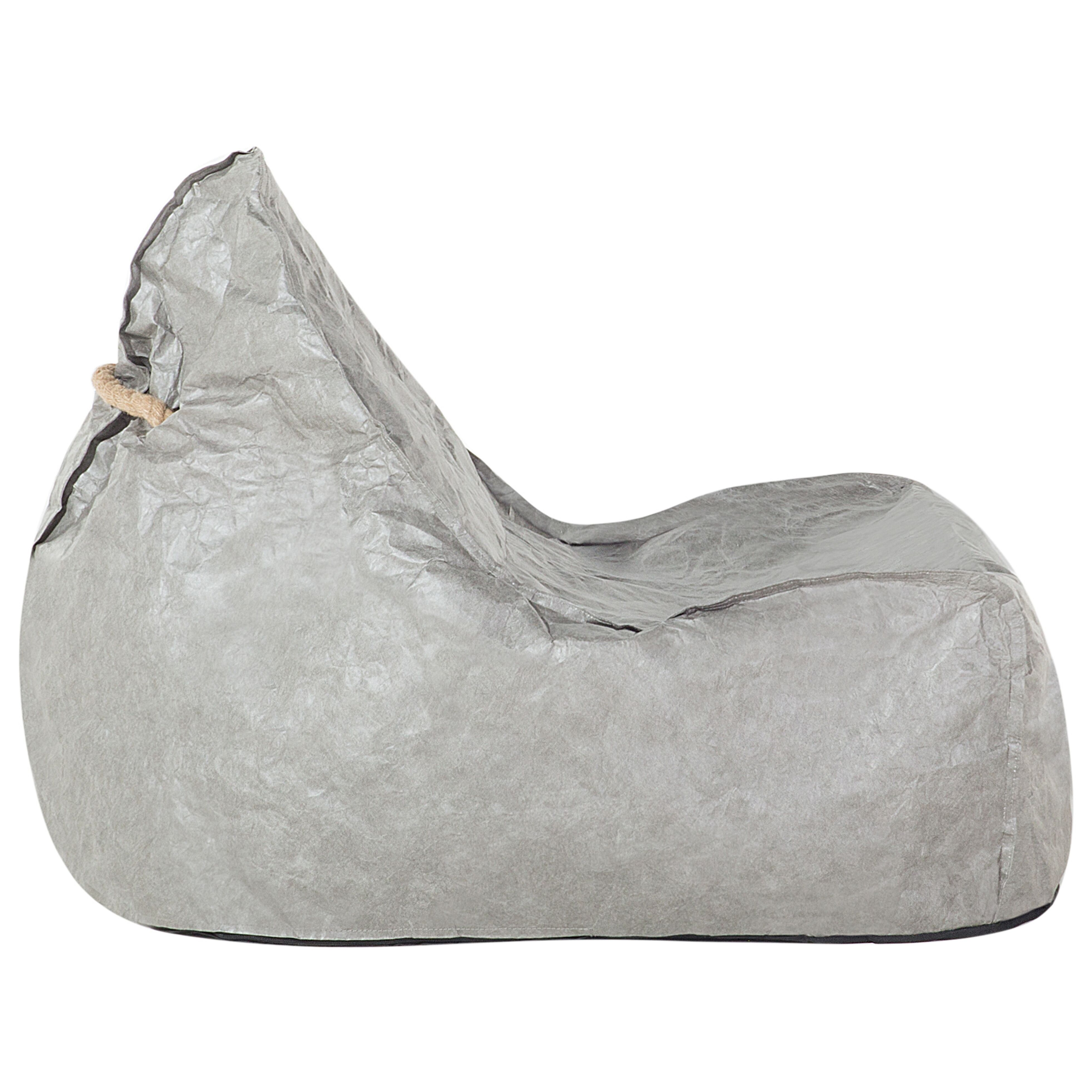 Fotoliu puf 200 L DROP 63 cm 75 cm Gri deschis [6]