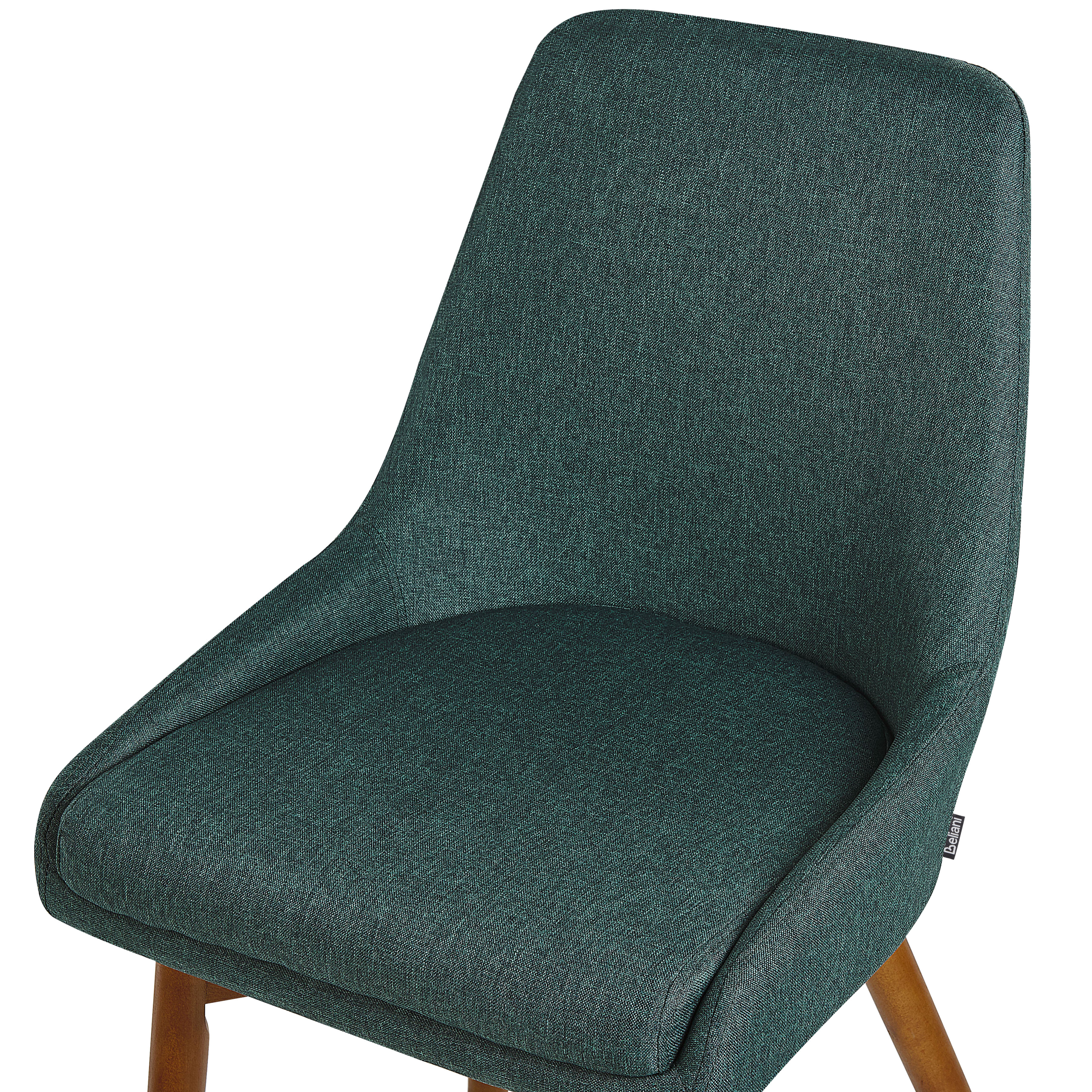 Set of 2 MELFORT Dining Chairs Dark Green [7]